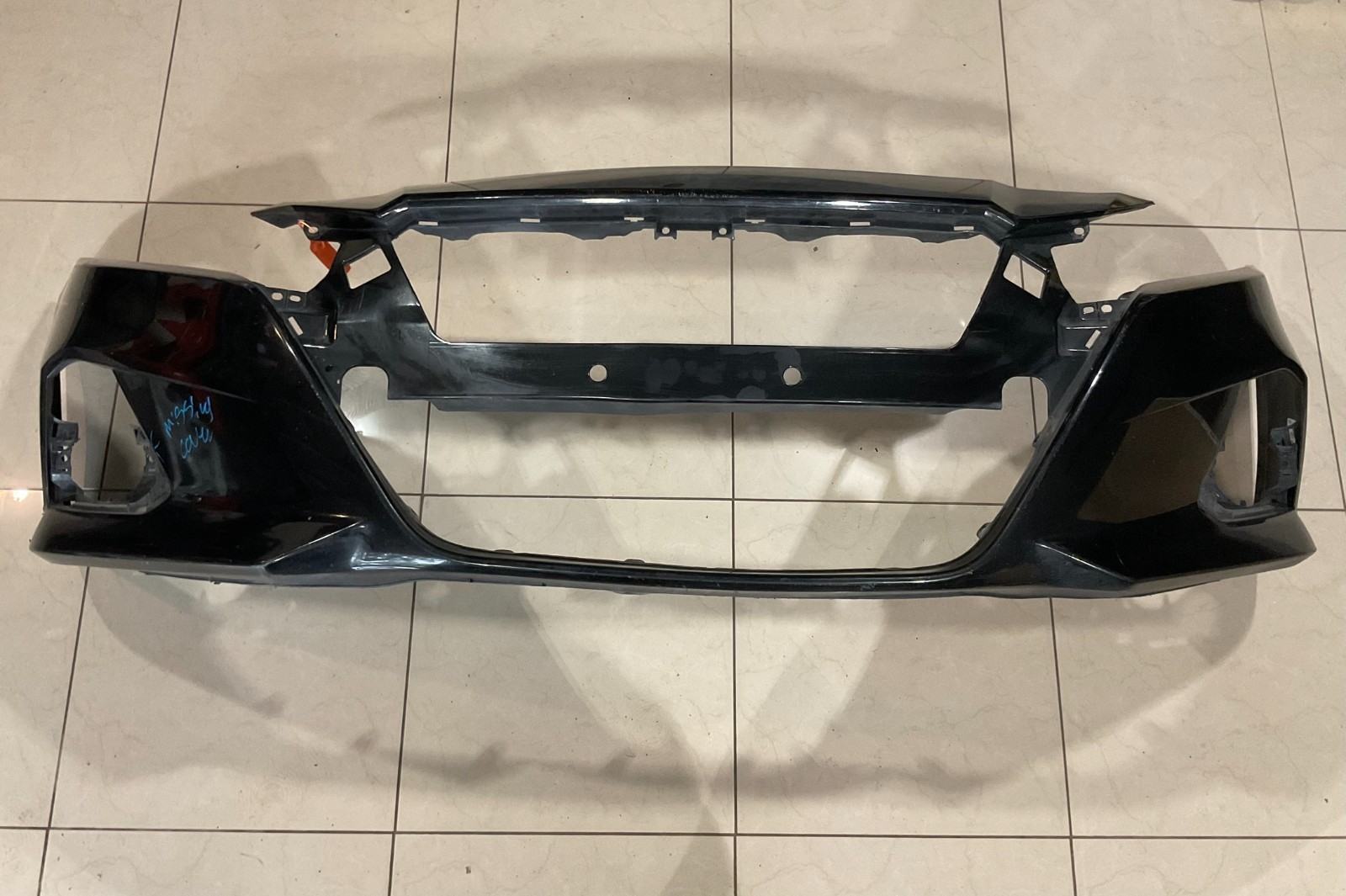 Front Bumper Cover Black 2019-2022 Nissan Altima S SL SR SV CAPA