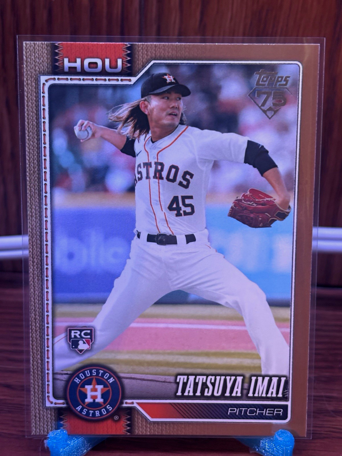 2026 Topps Series 2 #513 Tatsuya Imai Gold /2026 RC Houston Astros