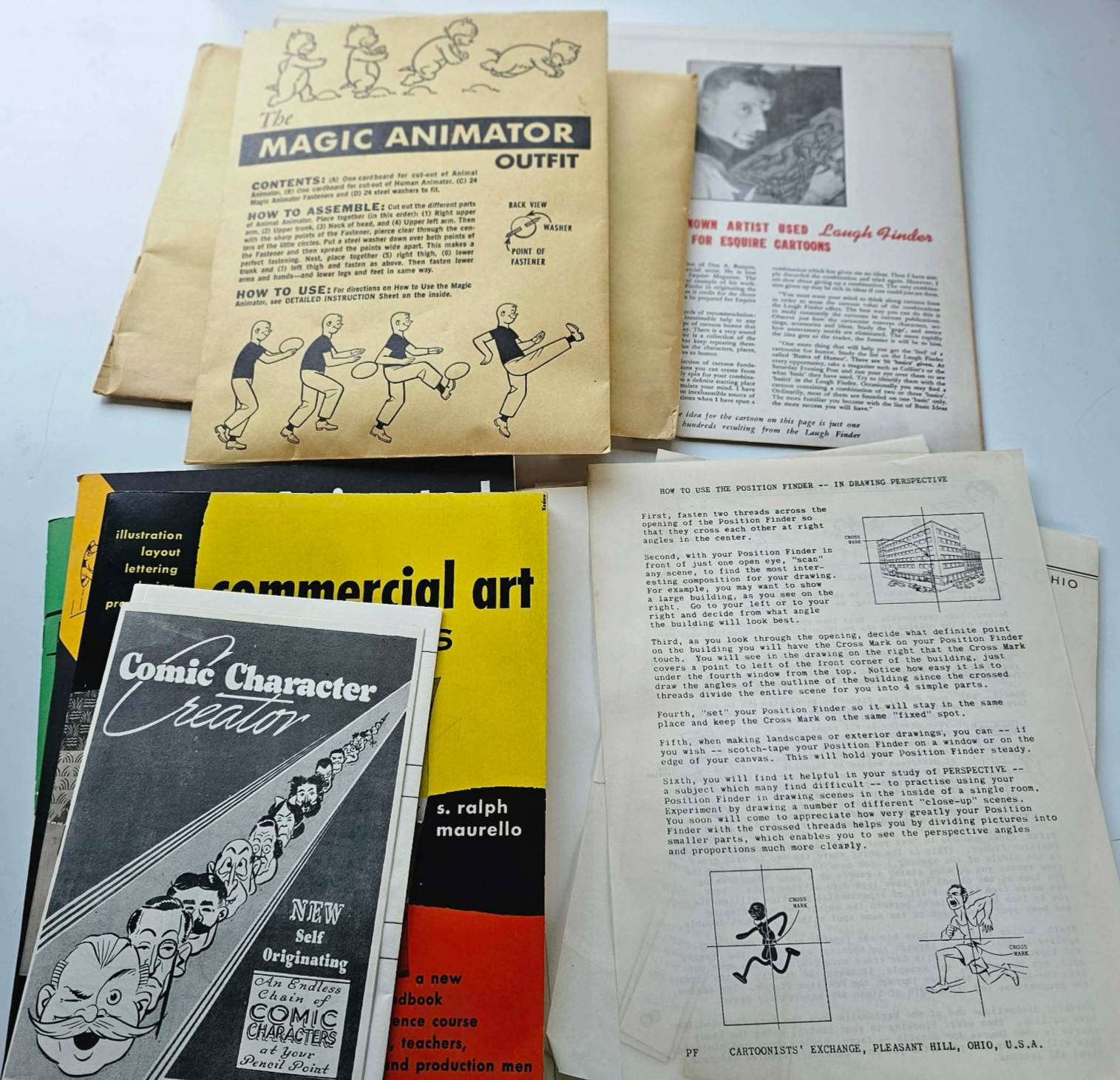 Vinatge Cartoonists Exchange 1930\'s-1940\'s Mail Order How To Draw Cartoon Lot Vinatge Cartoonists Exchange 1930\'s-1940\'s Mail Order How To Draw Cartoon Lot