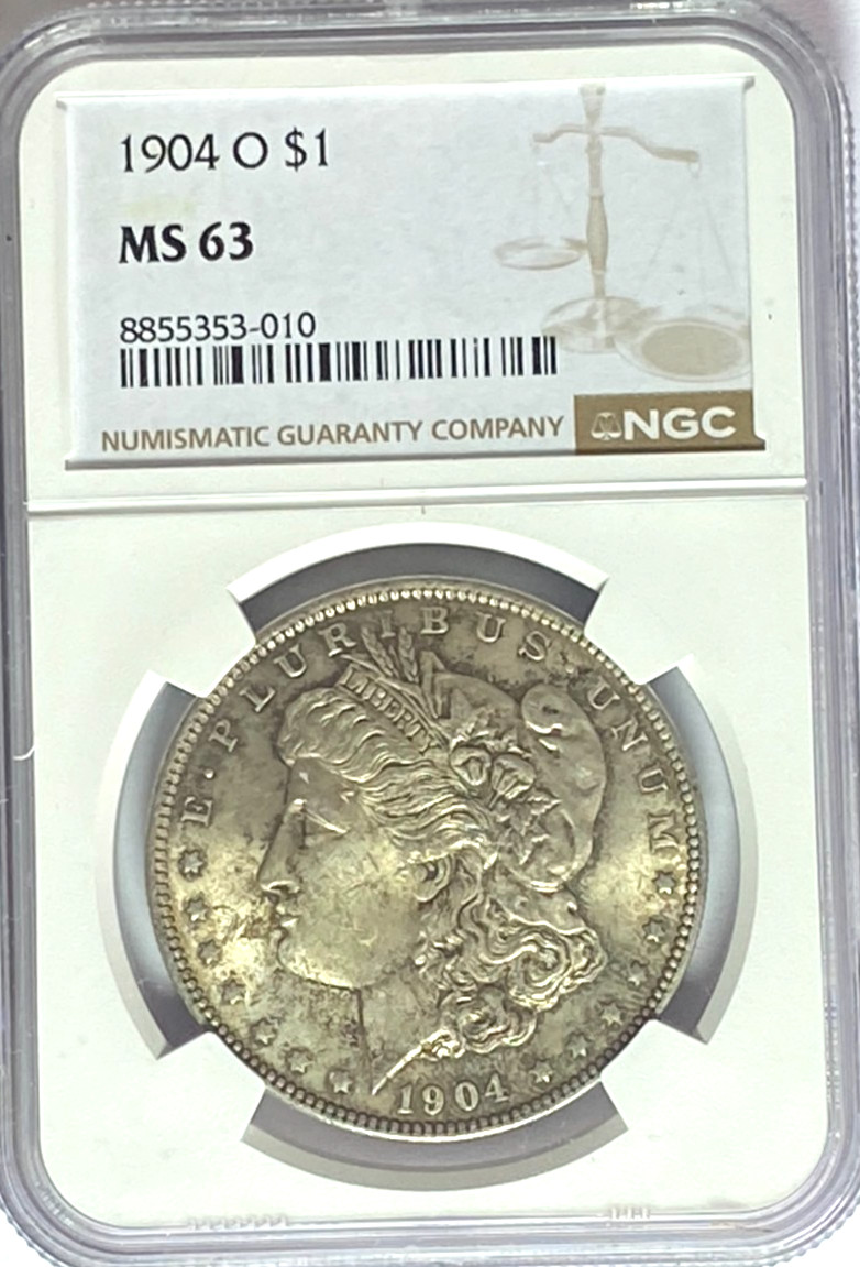 1904 O $1 Morgan Silver One Dollar MS63 New Orleans NGC Uncirculated
