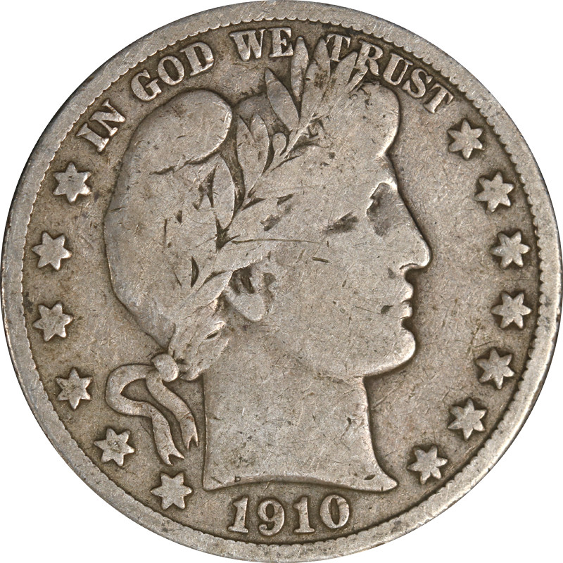 1910-S Barber Half Dollar