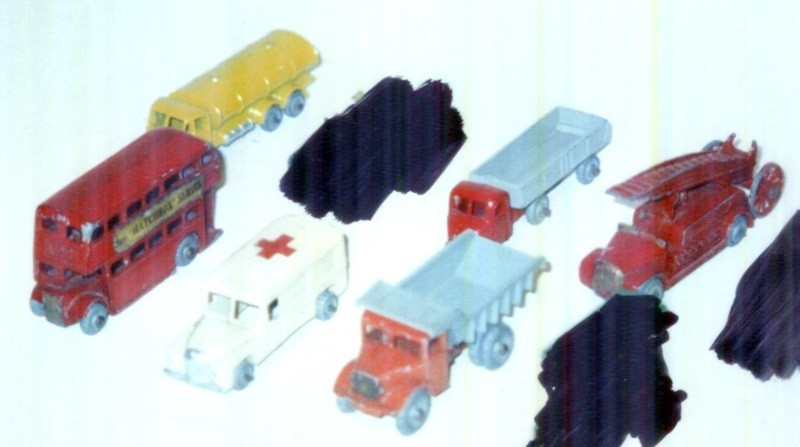 Lot of 6 Vintage 1950\'s Matchbox Lesney Moko Die Cast Cars Vehicles All A\'s