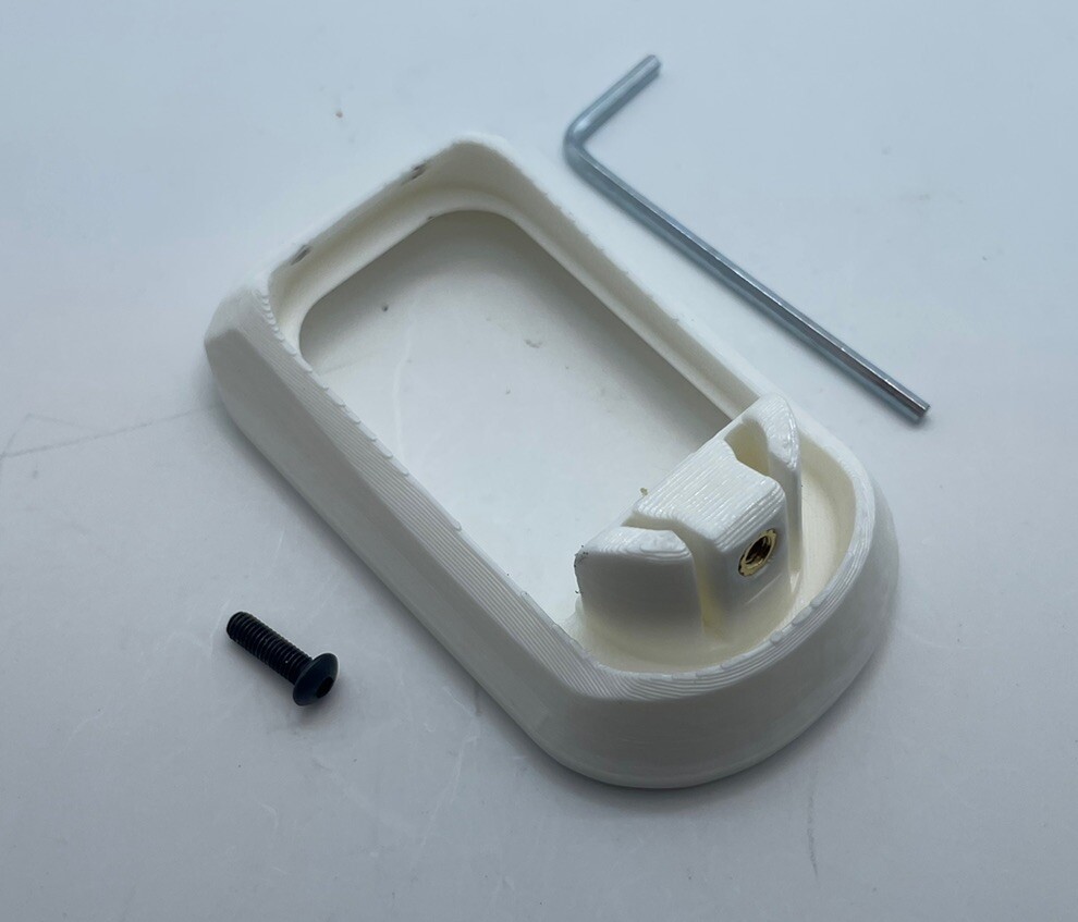 Polymer Flared/Enlarged Magwell Fits Glock 17/22/24/31/34/35 (GEN 1 2 3) WHITE