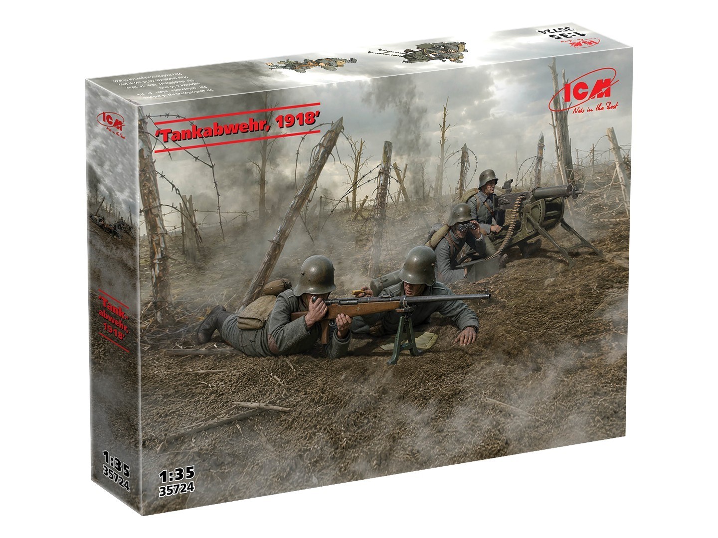 ICM 35724 - Tankabwehr, 1918 -  1:35 Plastic Model Kit