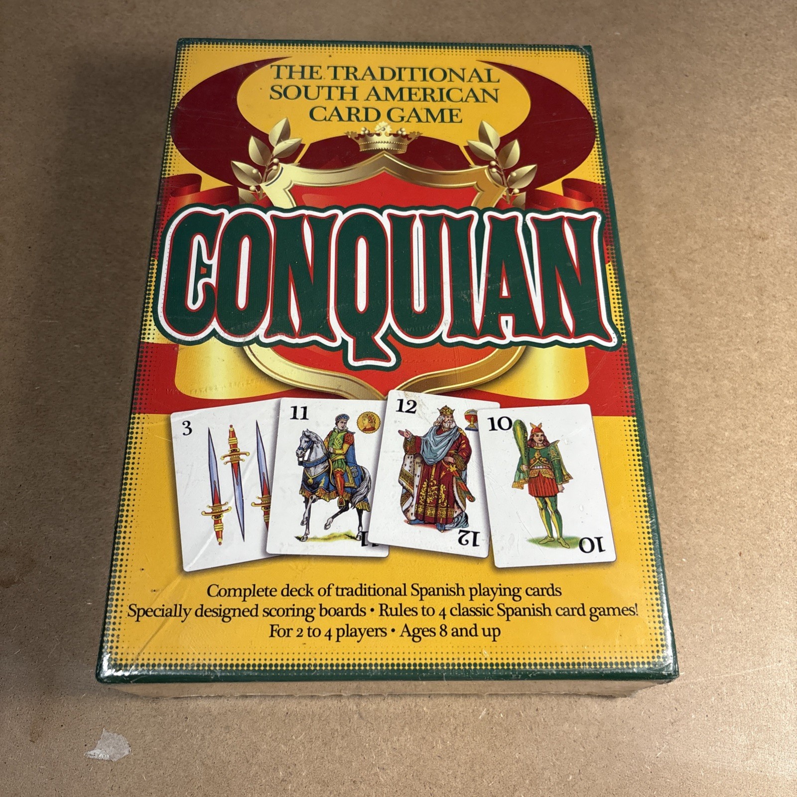 Pressman CONQUIAN The Traditional South American Card Game Ages 8+ 2-4 Players