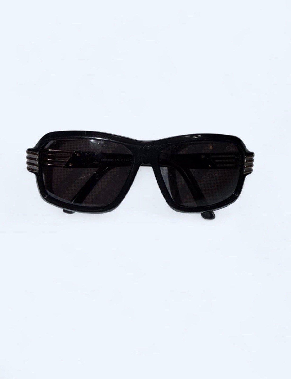Authentic Cazal 8023 Vintage Black & Gold Statement Sunglasses
