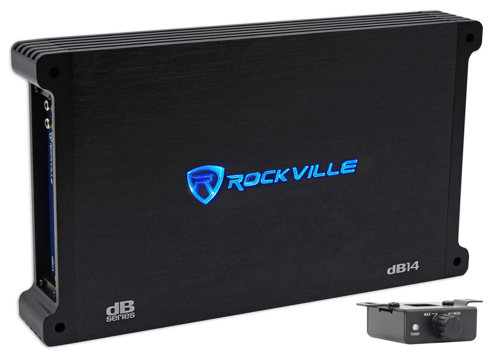 Rockville dB14 Mono Car Amplifier, 4000W, Class-D, Dyno-Certified, Subsonic F...