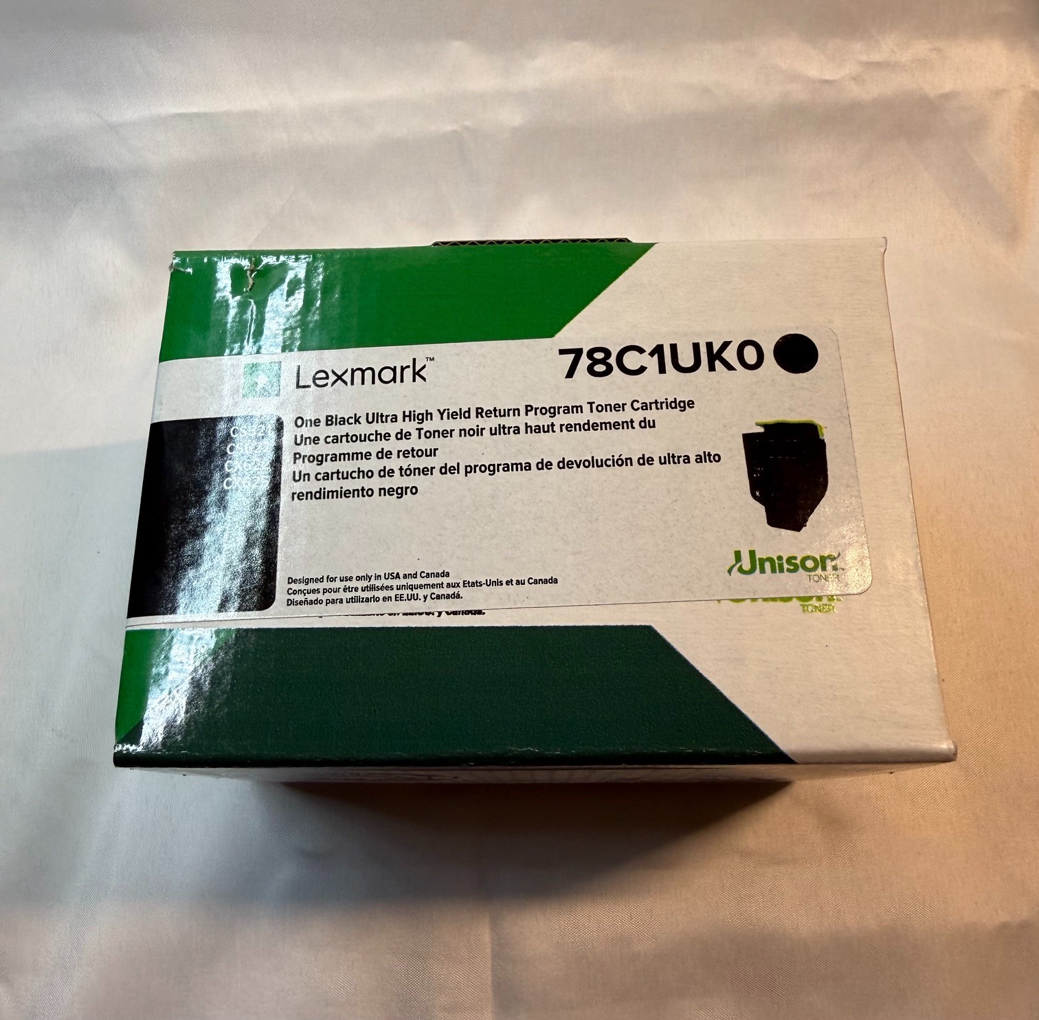 **GENUINE - NEW - SEALED** Lexmark 78C1UK0 Ultra High Yield black original toner