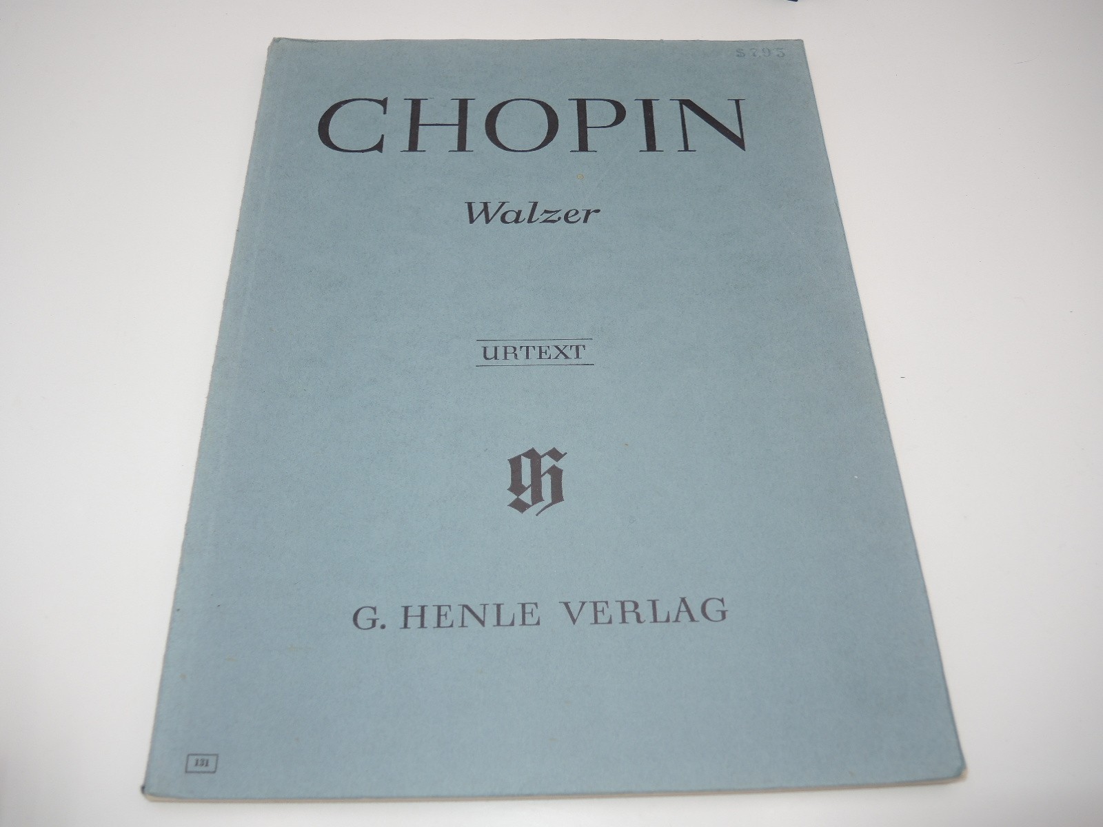 Chopin: Walzer/Waltzes  Urtext Edition for Piano Solo G. Henle Verlag