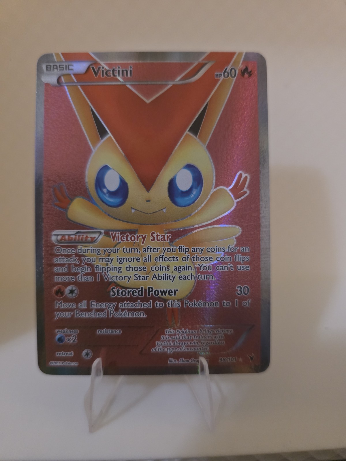 Noble Victories #98/101 Victini (98 Full Art) Noble Victories #98/101 Victini (98 Full Art)