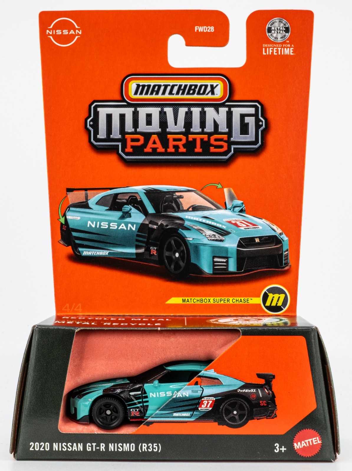 2026 Matchbox Moving Parts SC#4 2020 Nissan GT-R Nismo (R35) SUPER CHASE | FSC
