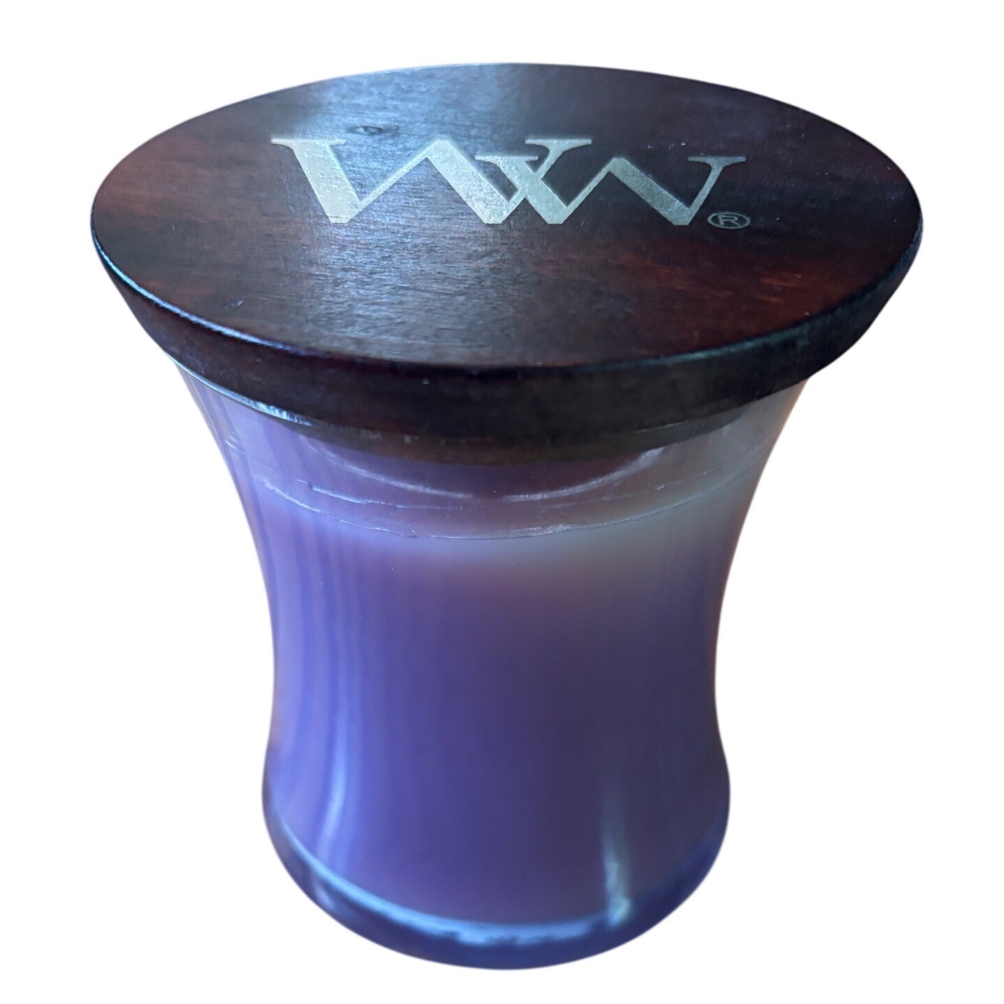 WoodWick Lavender Fields Scented Candle 7oz Glass Jar with Wood Lid Crackle Wick WoodWick Lavender Fields Scented Candle 7oz Glass Jar with Wood Lid Crackle Wick