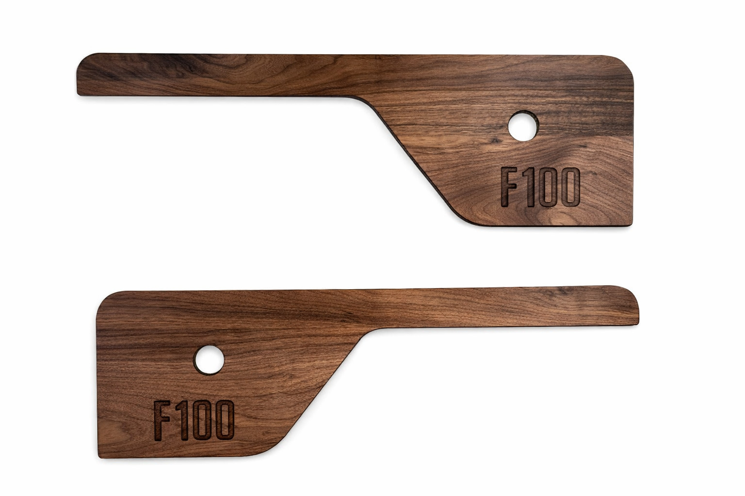 1973-1979 Ford Truck & 1978-79 Bronco Walnut Door Panel Inserts - 