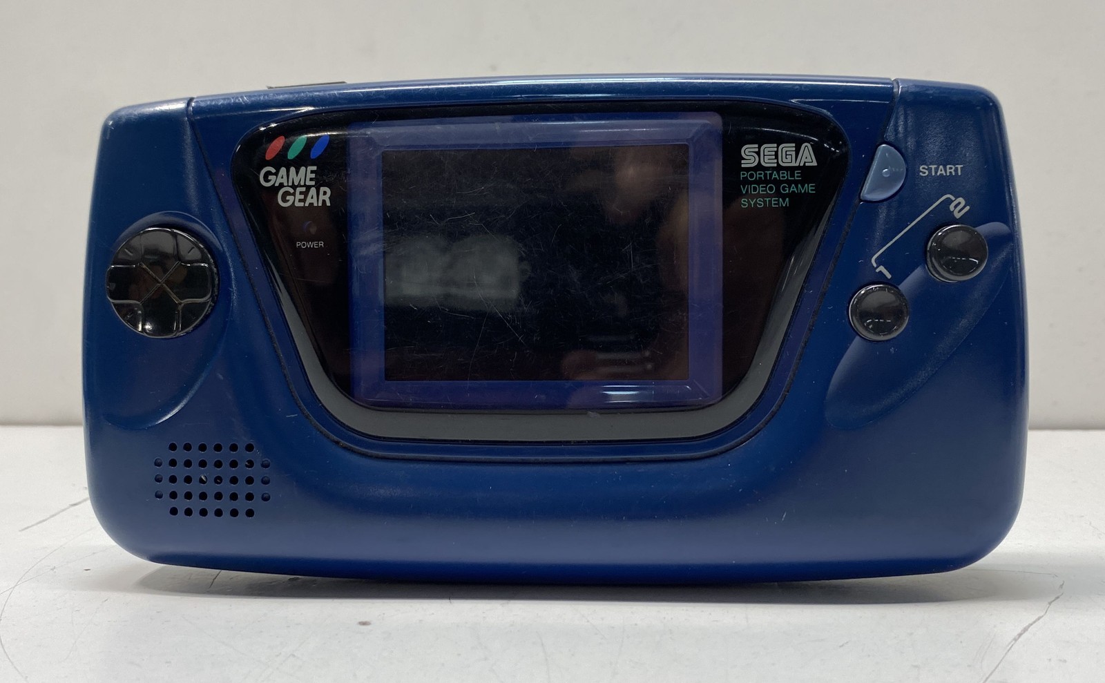 Vintage Sega Game Gear Model 2110 Portable Video Game System Blue For Parts