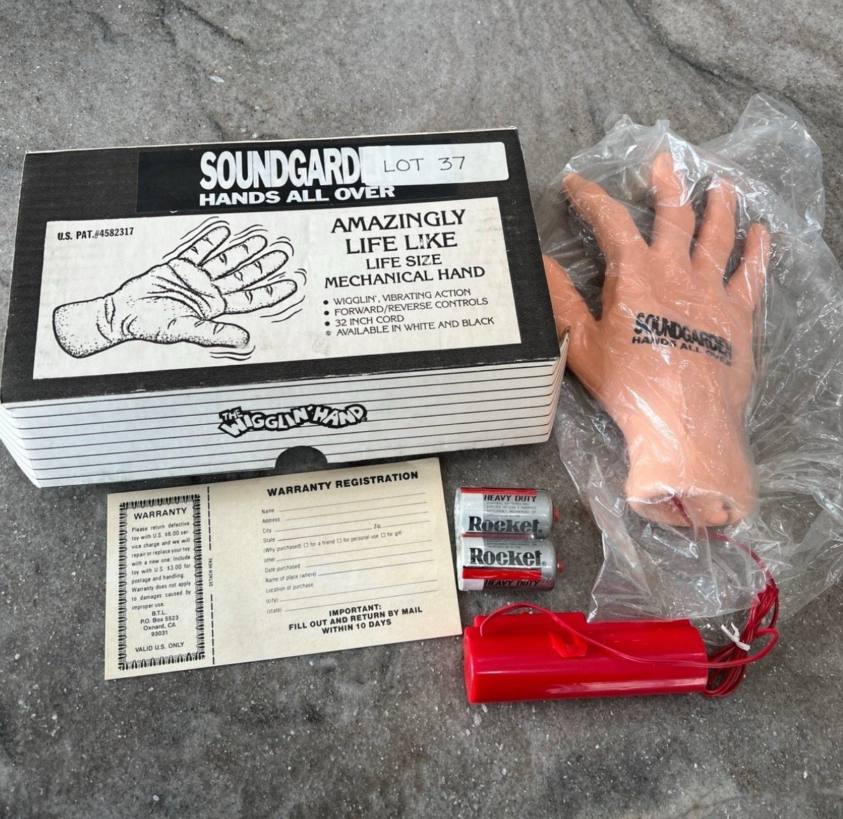1989 Soundgarden - Louder Than Love ‘Hands All Over’ RARE promo wigglin hand