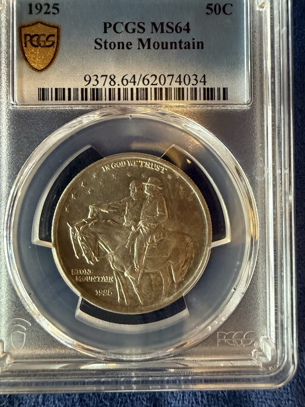 1925 Stone Mountain Commemorative Half Dollar PCGS MS64❤️❤️❤️❤️🇺🇸🇺🇸🇺🇸
