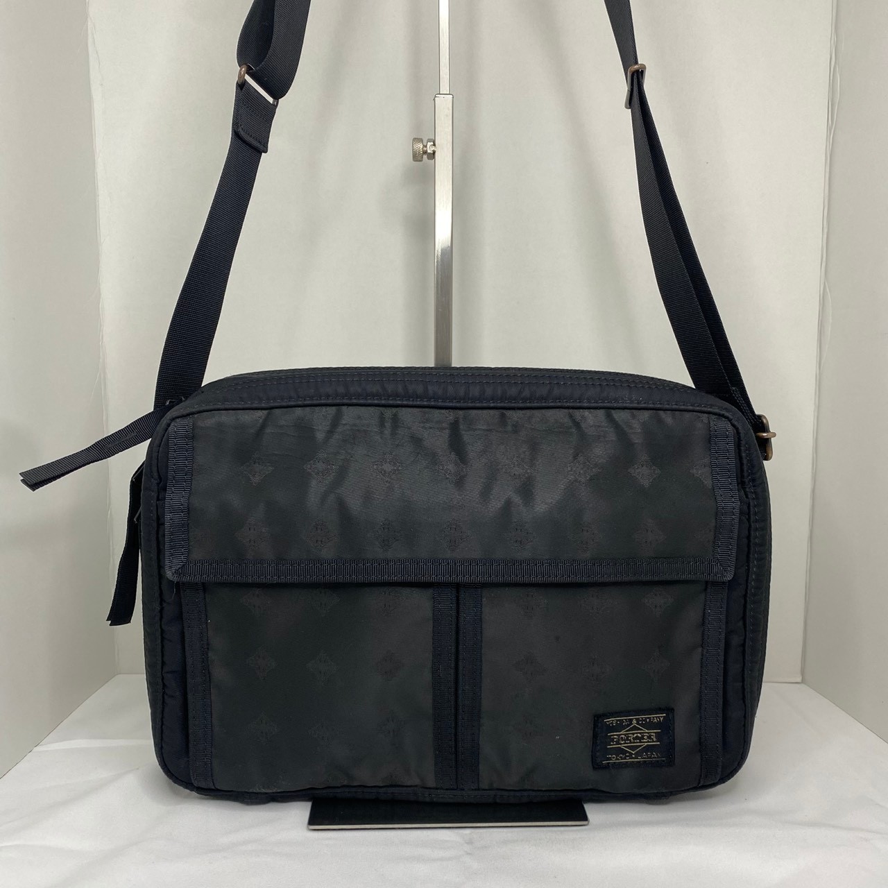 PORTER Shoulder Bag Black Nylon Adjustable Strap Japan Pre-Owned