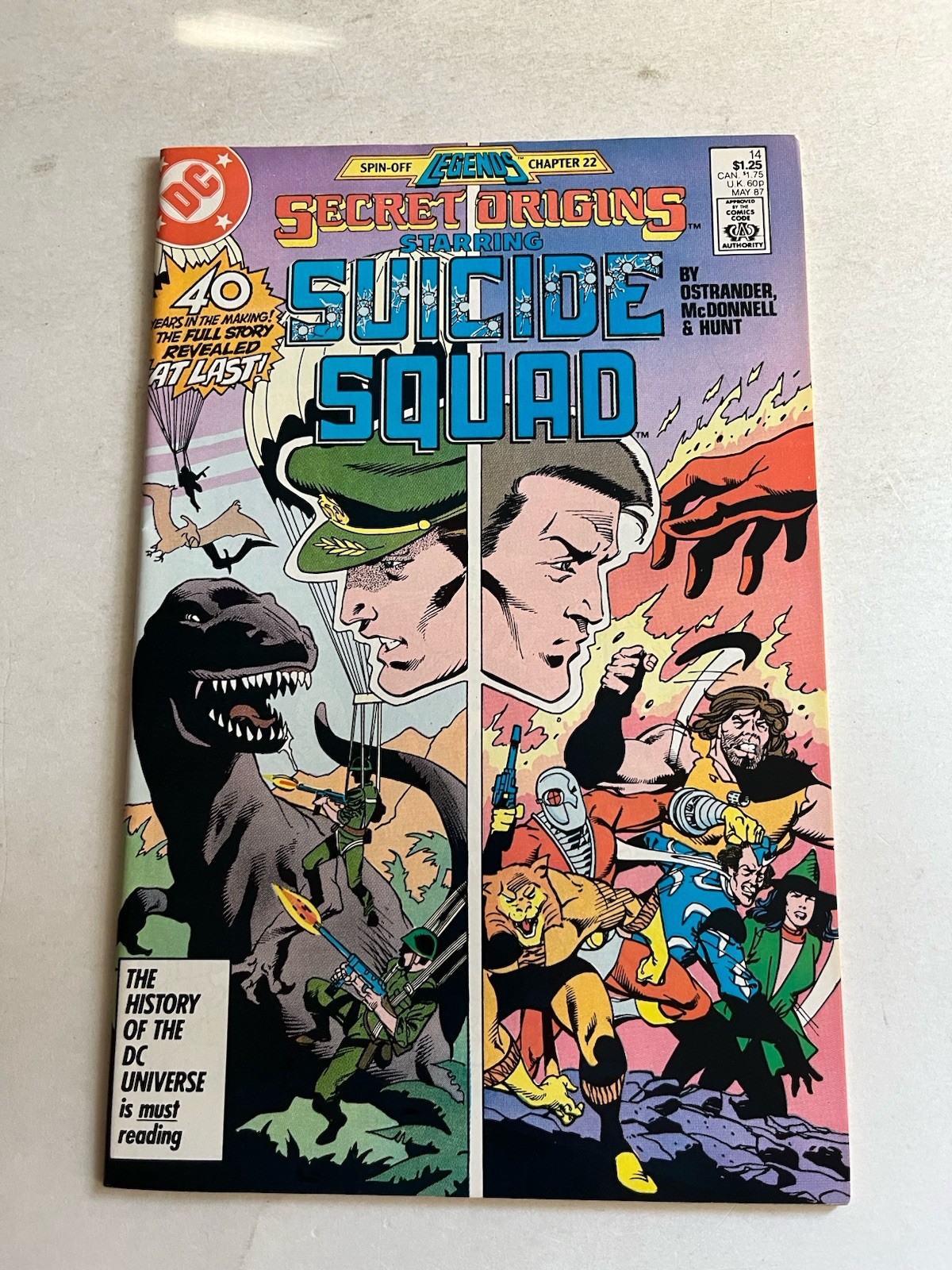 Secret Origins #14 DC Comics 1987 Origin Amanda Waller Unread Copy NM-