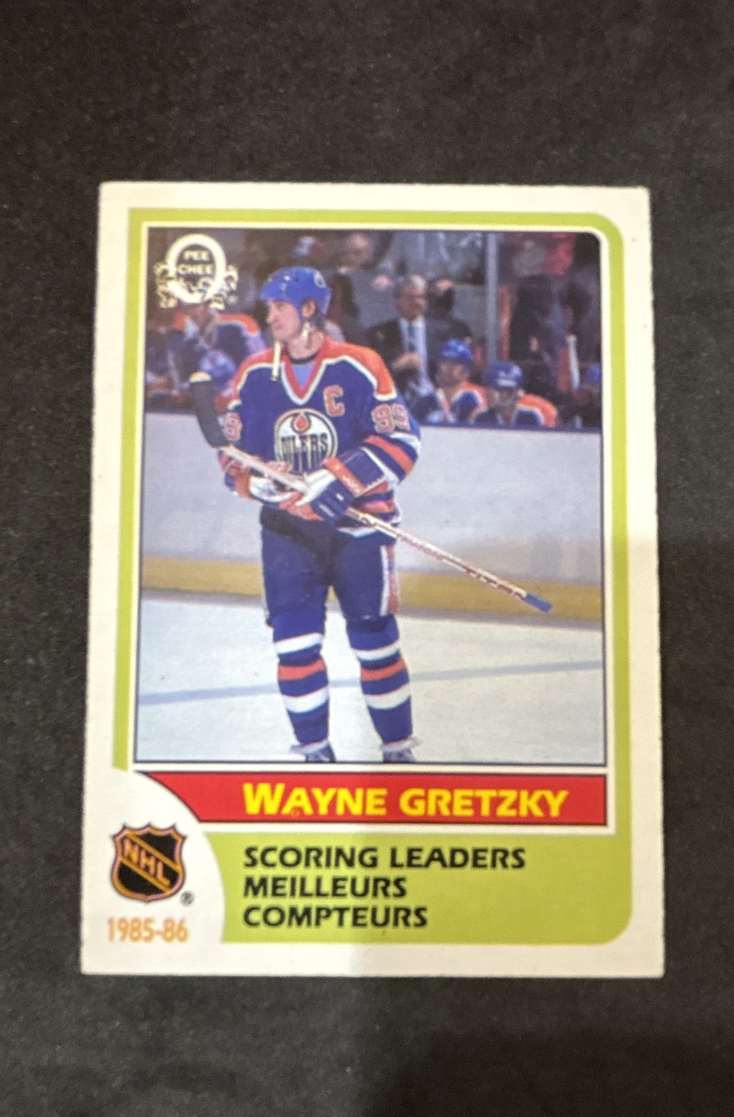 1986-87 O-Pee-Chee - League Leaders Wayne Gretzky #260 NM Or Better 1986-87 O-Pee-Chee - League Leaders Wayne Gretzky #260 NM Or Better