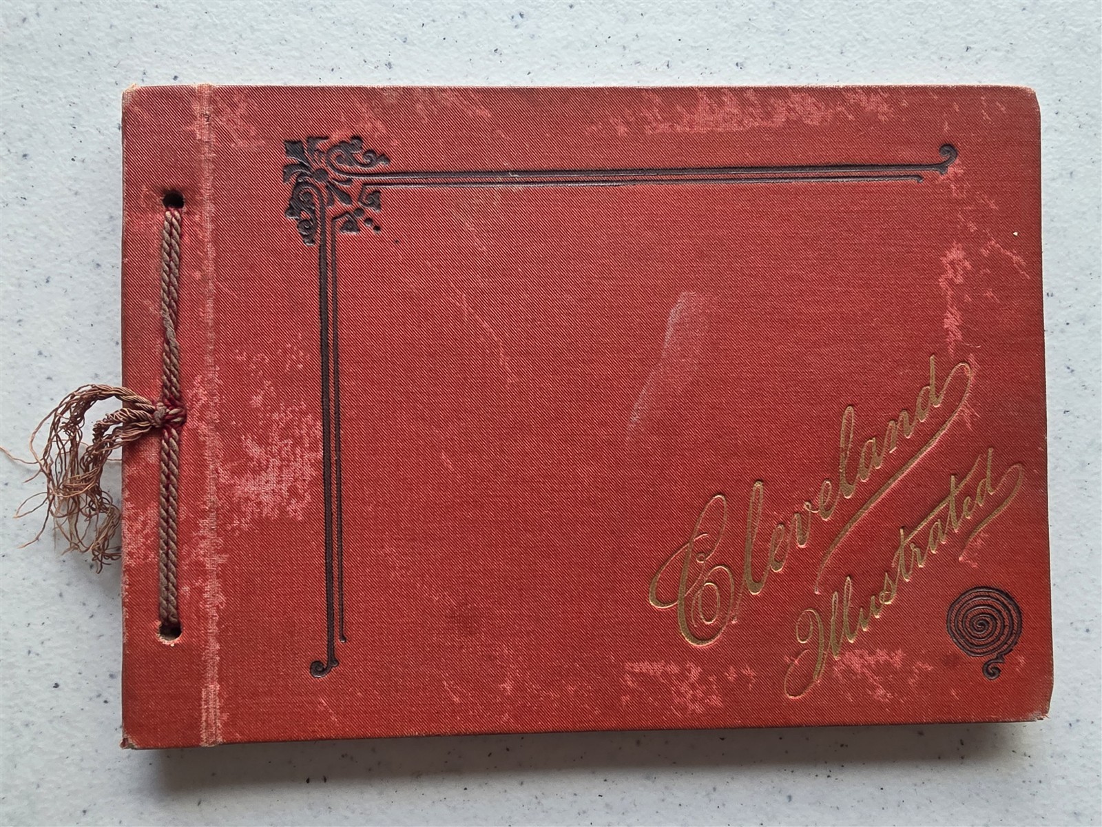 Cleveland Ohio Case Western Antique 1889 Portfolio of Photos, 32 Photogravures