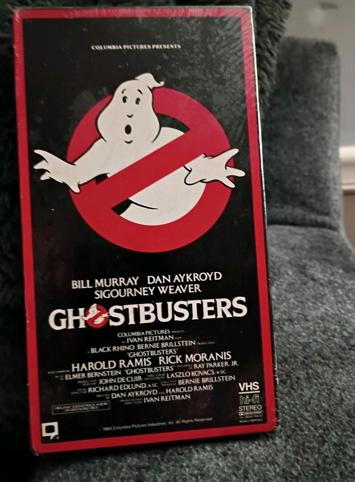 🔥Ghostbusters VHS Factory Sealed RCA Columbia Pictures ©1985 Red Border w/ case