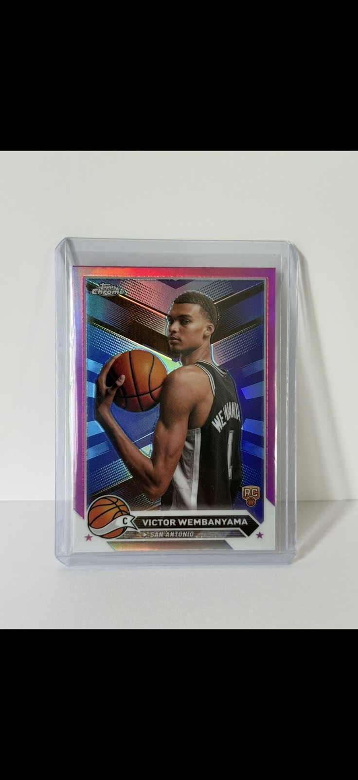 🔥2023-24 Topps Chrome - Victor Wembanyama #1 Pink Refractor (RC) MINT 🔥2023-24 Topps Chrome - Victor Wembanyama #1 Pink Refractor (RC) MINT