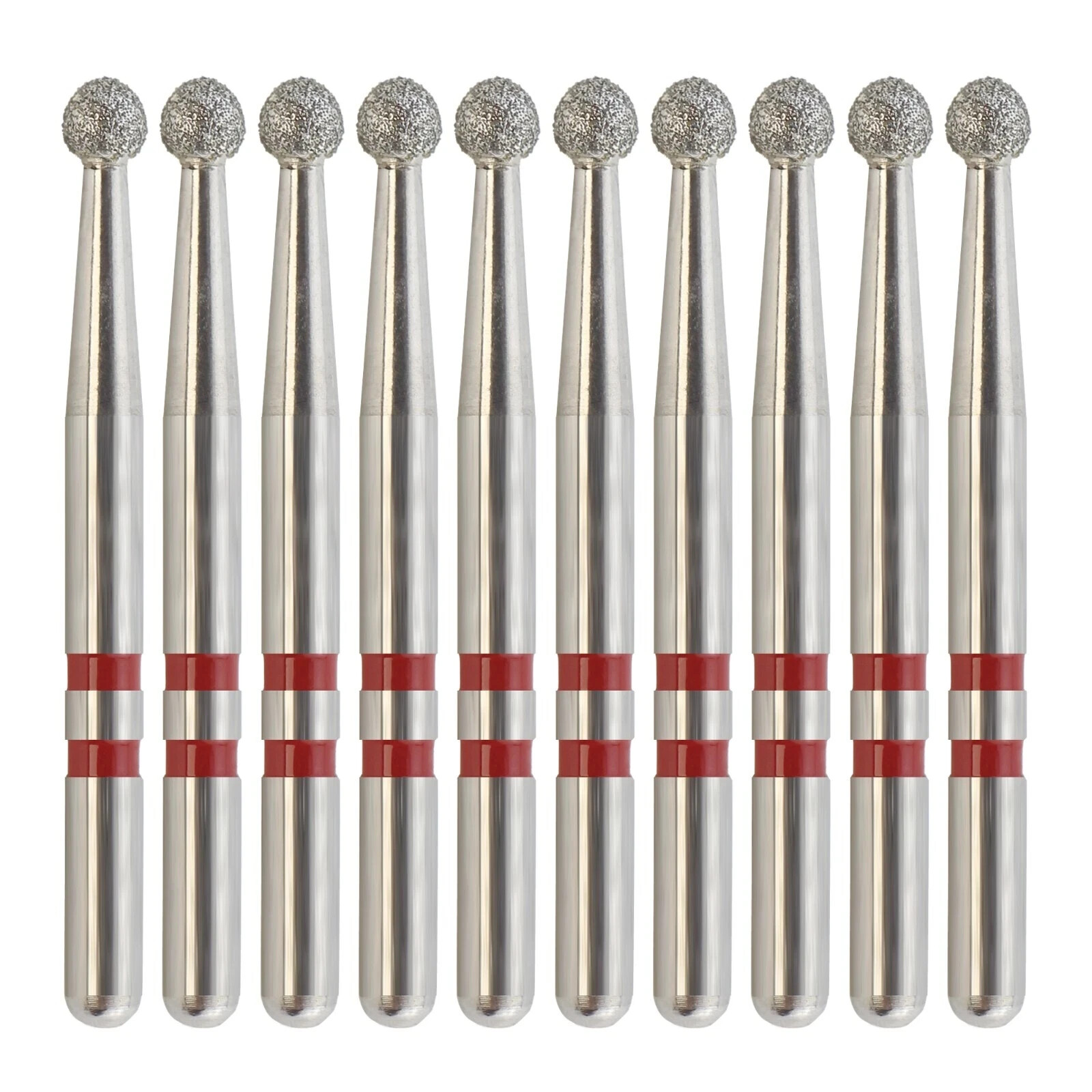 Zirconia Cutting Diamond Burs Z801/018F Ball Round Fine Grit High Speed FG Bur Zirconia Cutting Diamond Burs Z801/018F Ball Round Fine Grit High Speed FG Bur