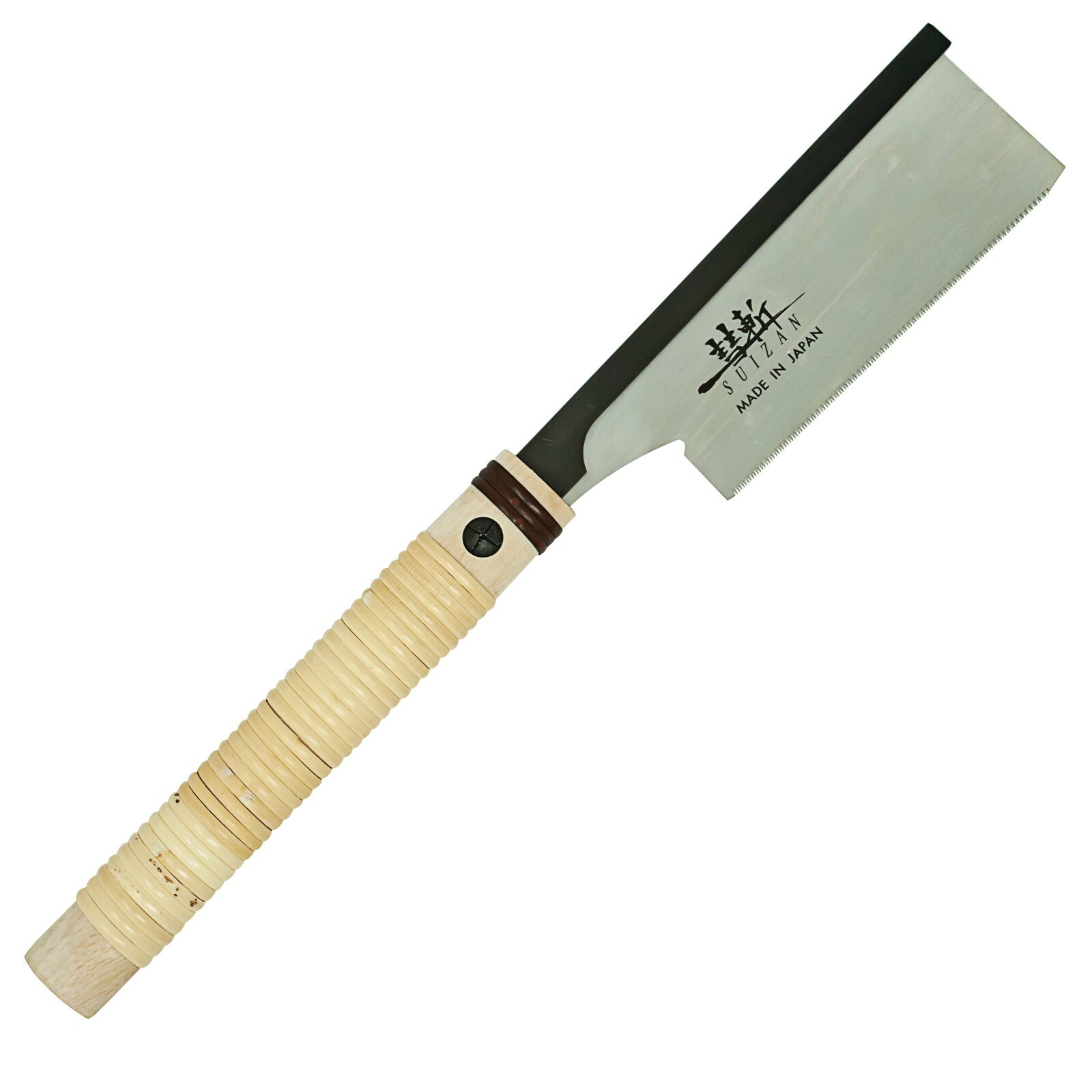 SUIZAN Japanese Dozuki Dovetail Hand Saw 6 Inch Pull Saw for Woodworking