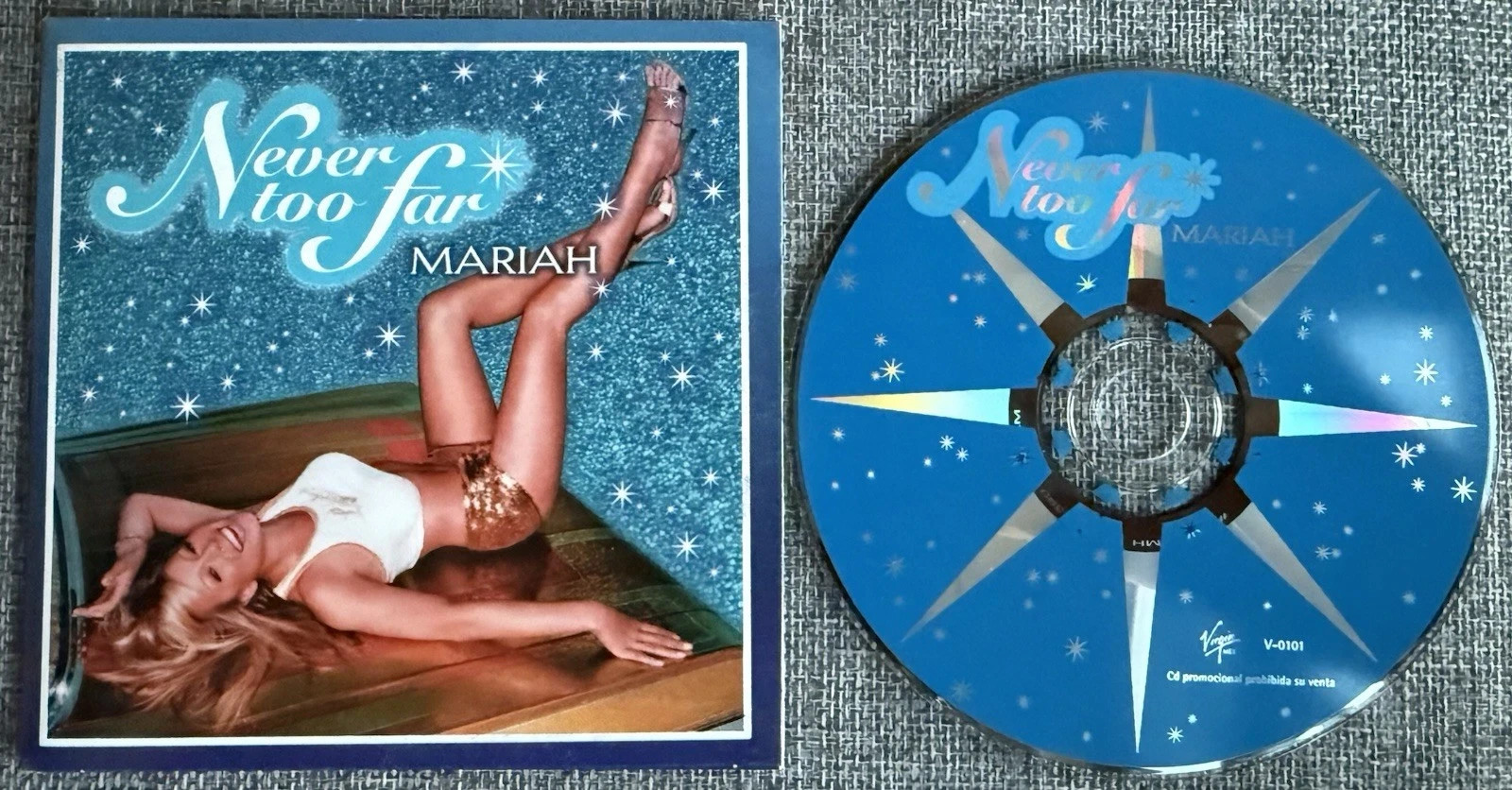 Mariah Carey - Never Too Far Mexico Promo CD Single Exclusive Design 1 Trac RARE