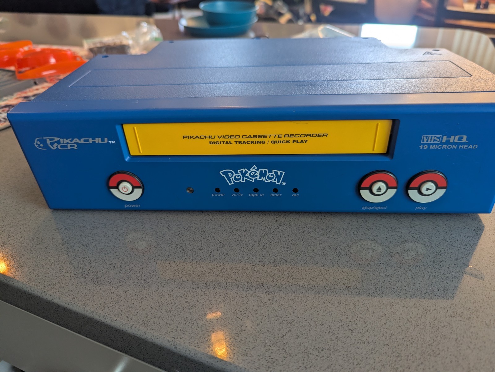 FUNAI FV-N75PC Limited Pokemon VHS Player WORKS Missing Pikachu/Remote FUNAI FV-N75PC Limited Pokemon VHS Player WORKS Missing Pikachu/Remote