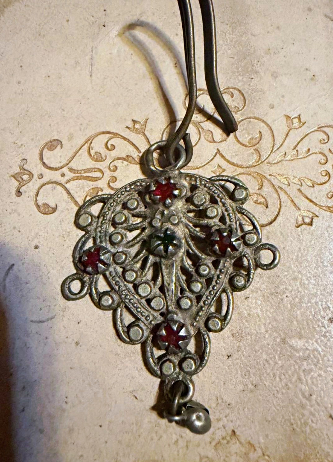 This piece is an authentic vintage Kuchi tribal Tikka (forehead/hair ornament)