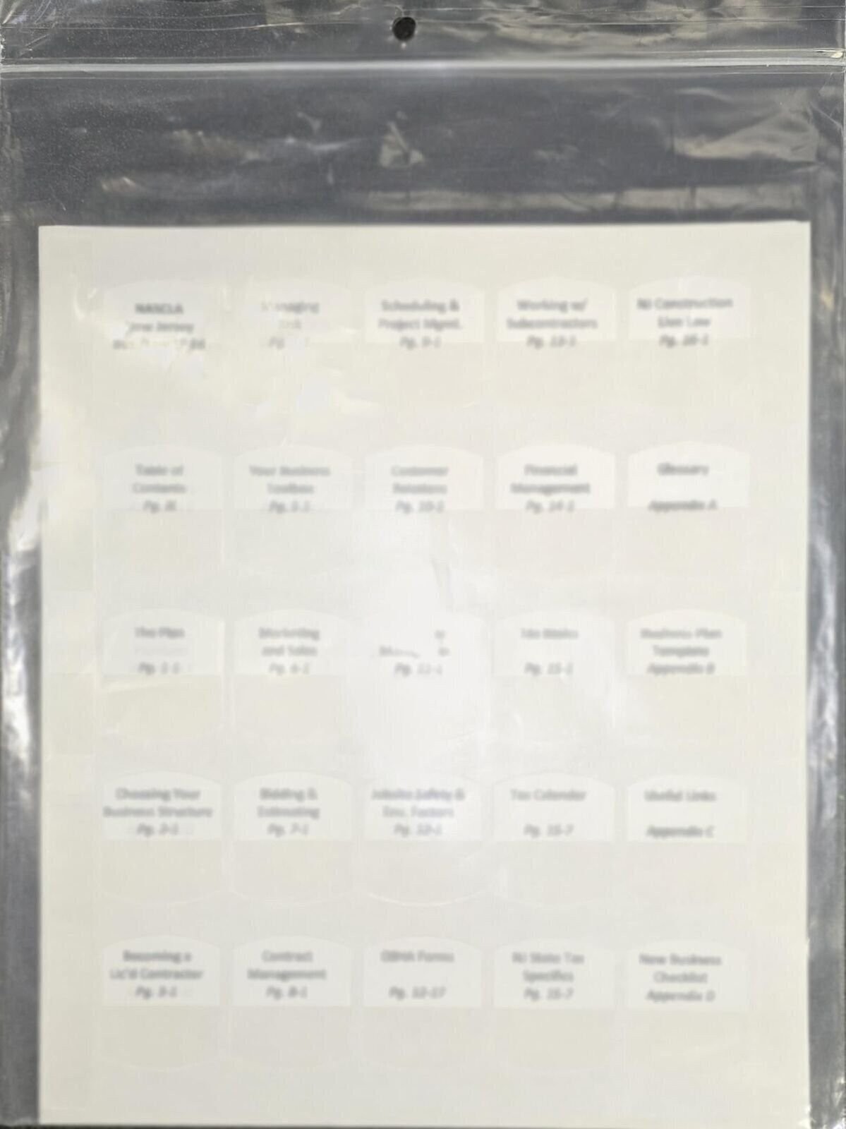 Pre Printed Tabs for the Sheet Metal Contractors Trade Knowledge Florida...