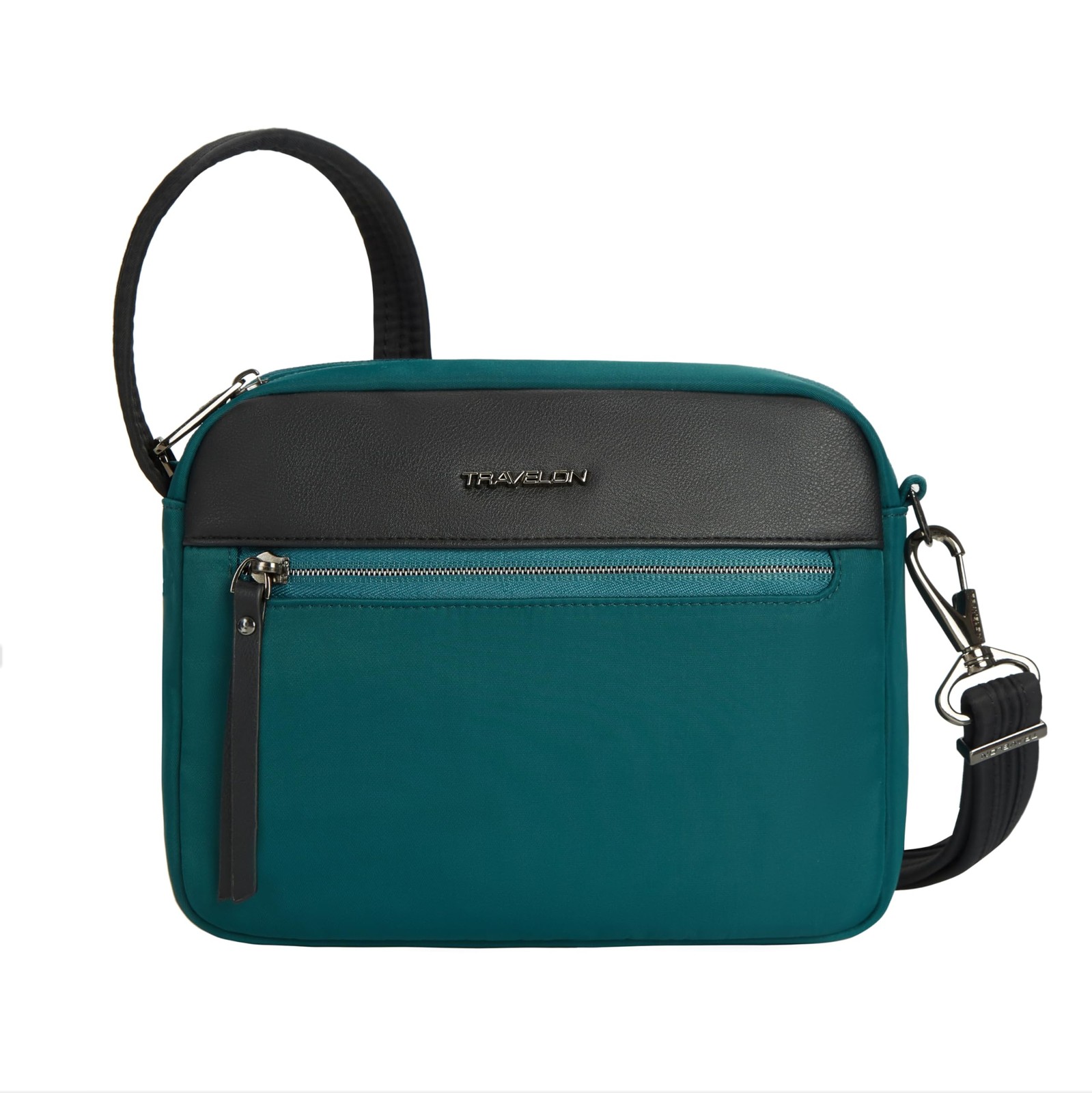 Travelon Anti-Theft Addison Small Crossbody, Evergreen,Women\'s Bags & Handbags