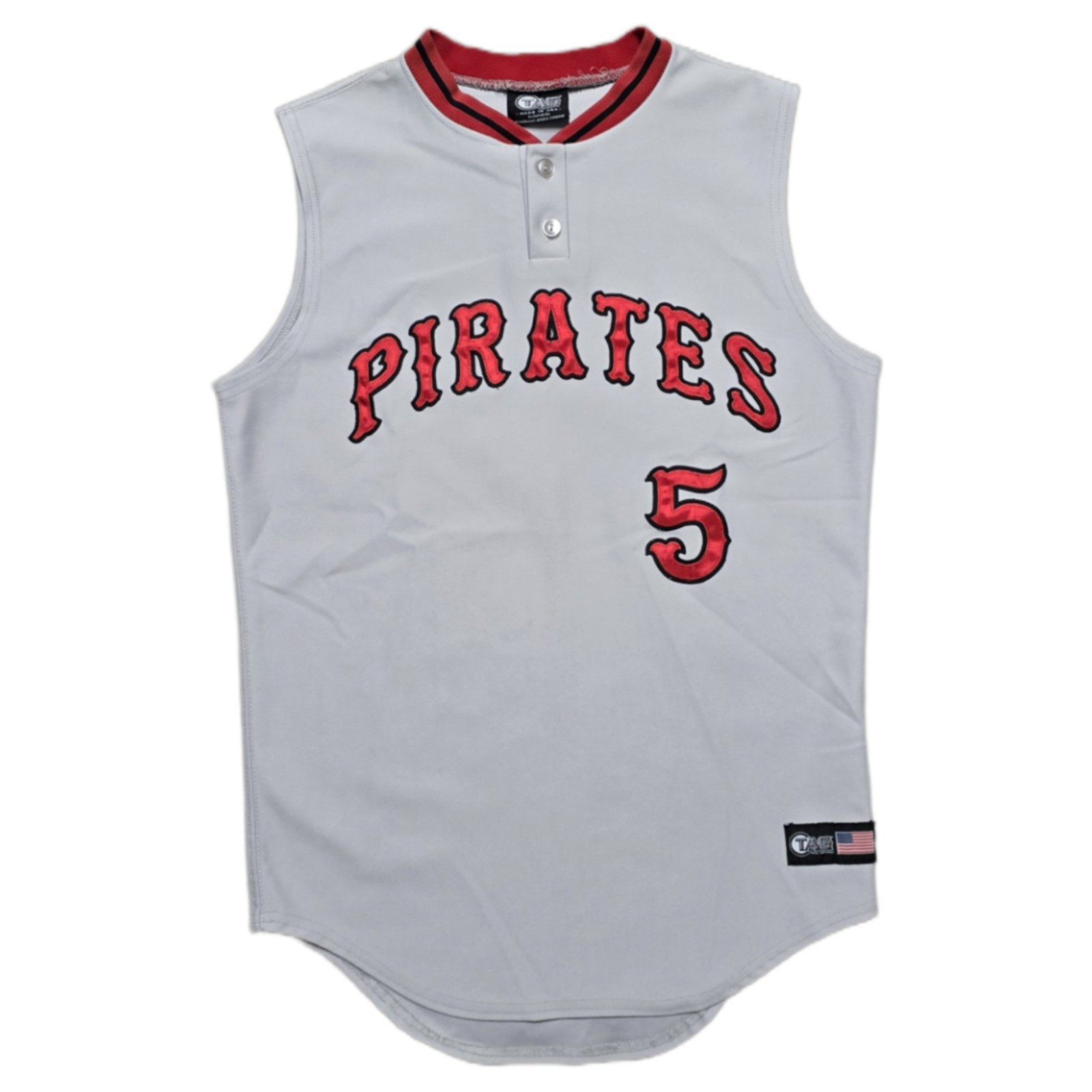 Vintage Pittsburgh Pirates Bill Madlock #5 TAG Brand Sleeveless Jersey M USA