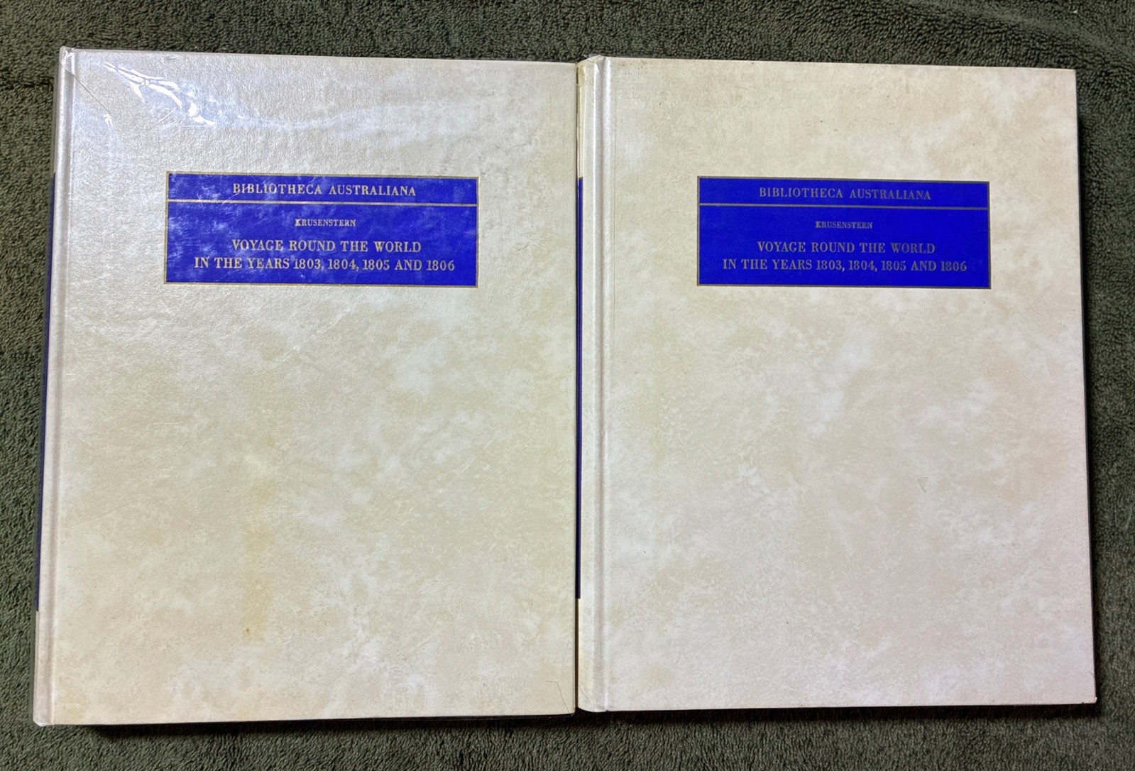 Bibliotheca Australiana #38/39 - Voyage Round The World by Krusenstern