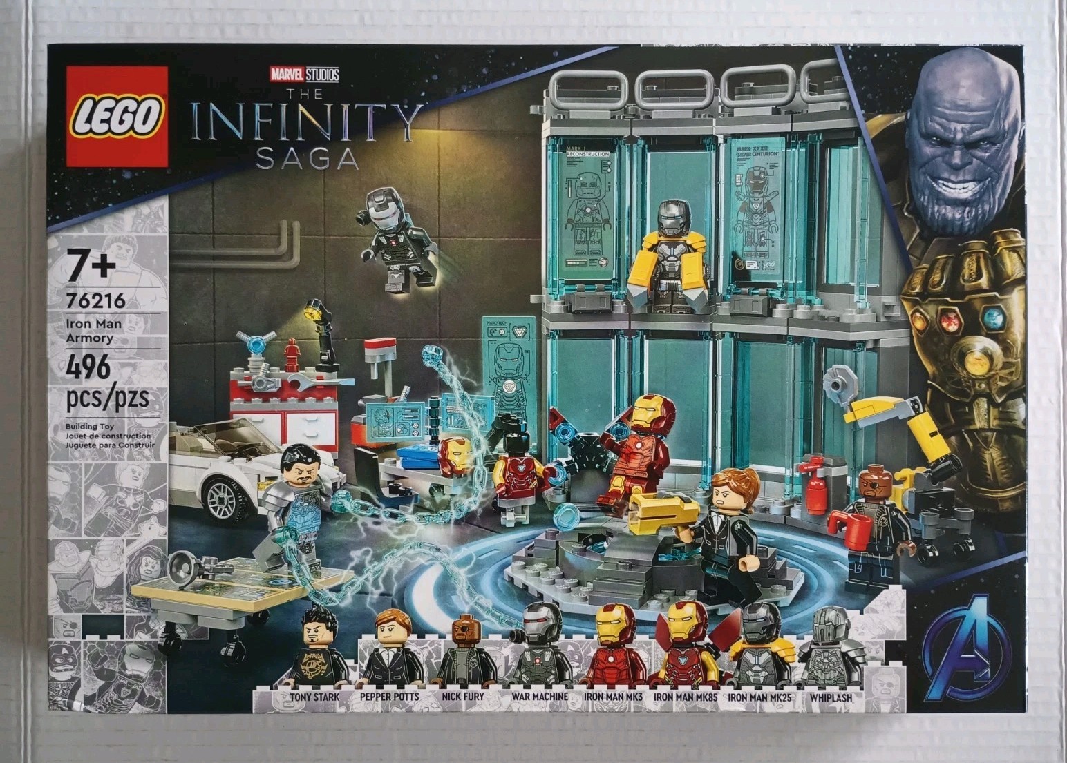 LEGO Marvel Super Heroes 76216 Iron Man Armoury Retired Set Brand New Sealed Box