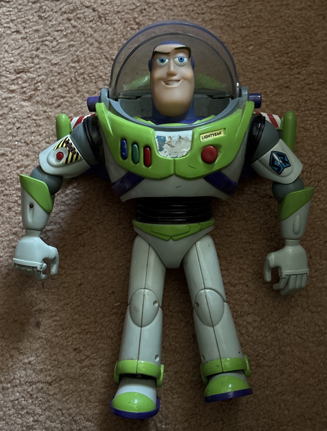 Vintage 1995 Thinkway Toy Story Buzz Lightyear Ultimate 12” Sounds Works Vintage 1995 Thinkway Toy Story Buzz Lightyear Ultimate 12” Sounds Works