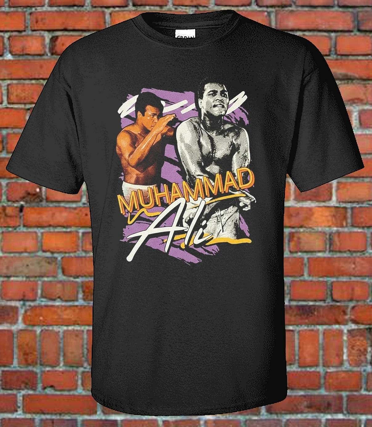 **Retro Boxing Legend Graphic Tee - Vintage 90s Sports Style Urban T-Shirt - Al