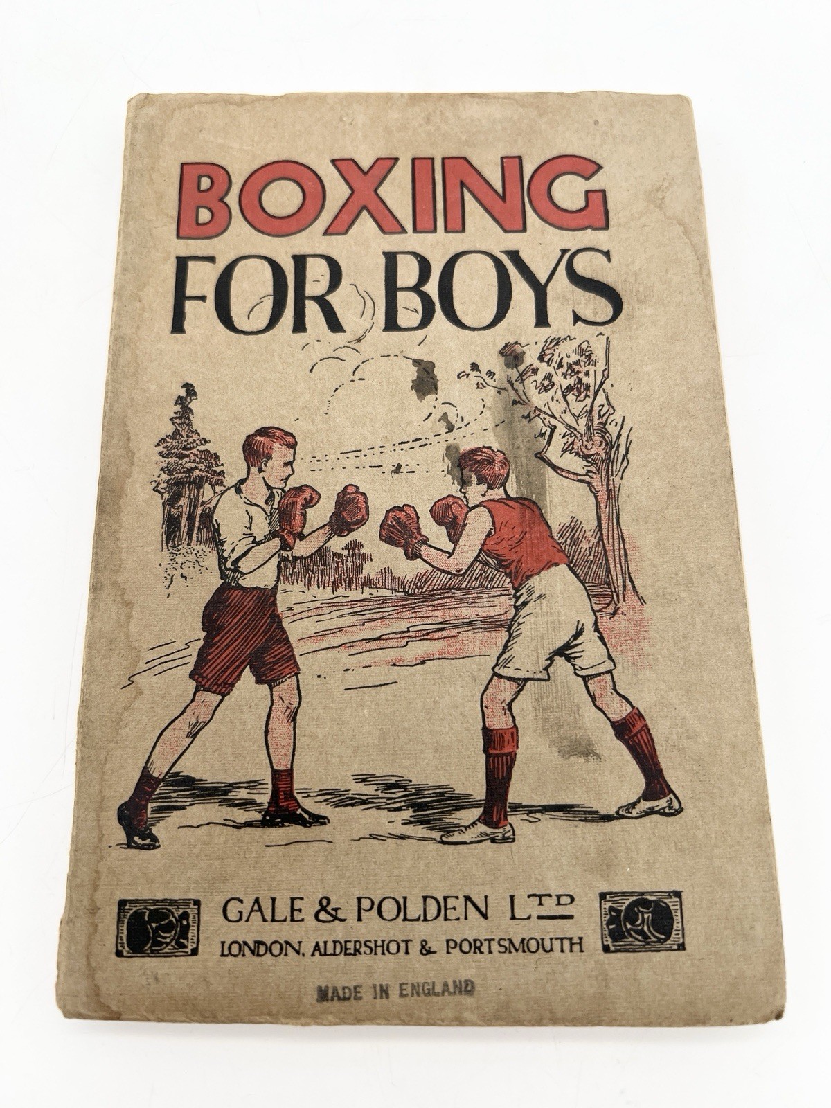 Antique 1920 Boxing For Boys E.B. Dent Boxing Instruction Book Gale & Polden