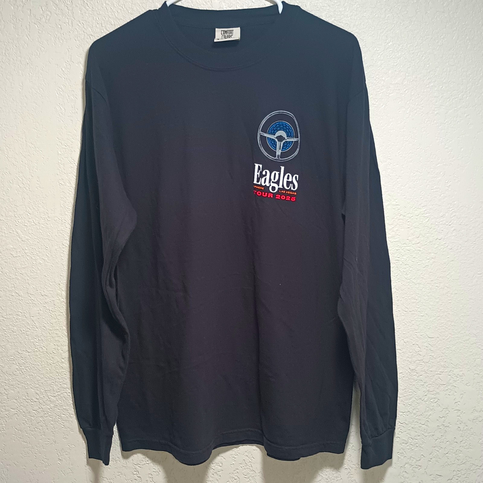 The Eagles Sphere Las Vegas Tour 2025 Long Sleeve T-Shirt Comfort Colors NEW WOT