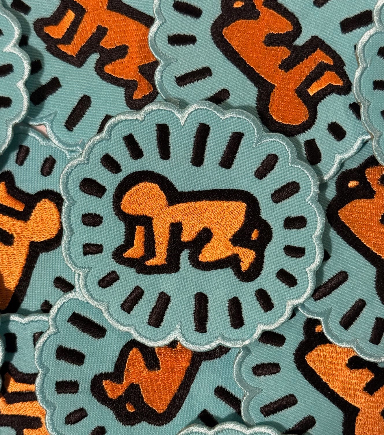 Keith Haring Patch - 1980s New York Baby Street Art, Basquiat, Pop Art, LGBTQ+ Keith Haring Patch - 1980s New York Baby Street Art, Basquiat, Pop Art, LGBTQ+