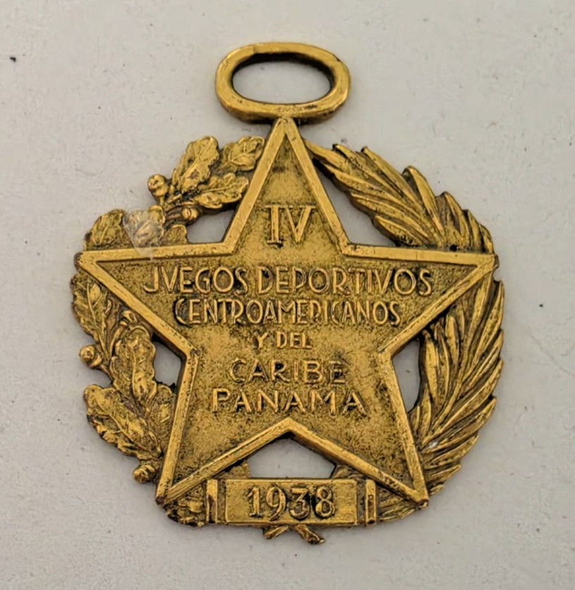 CENTRO AMERICA American SPORT Games MEDAL GOLD FIRST PLACE 1938 PANAMA