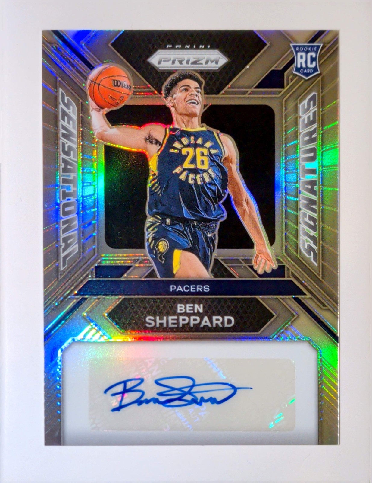 2023-2024 Panini Prizm - Ben Sheppard Sensational Signatures Auto (RC)
