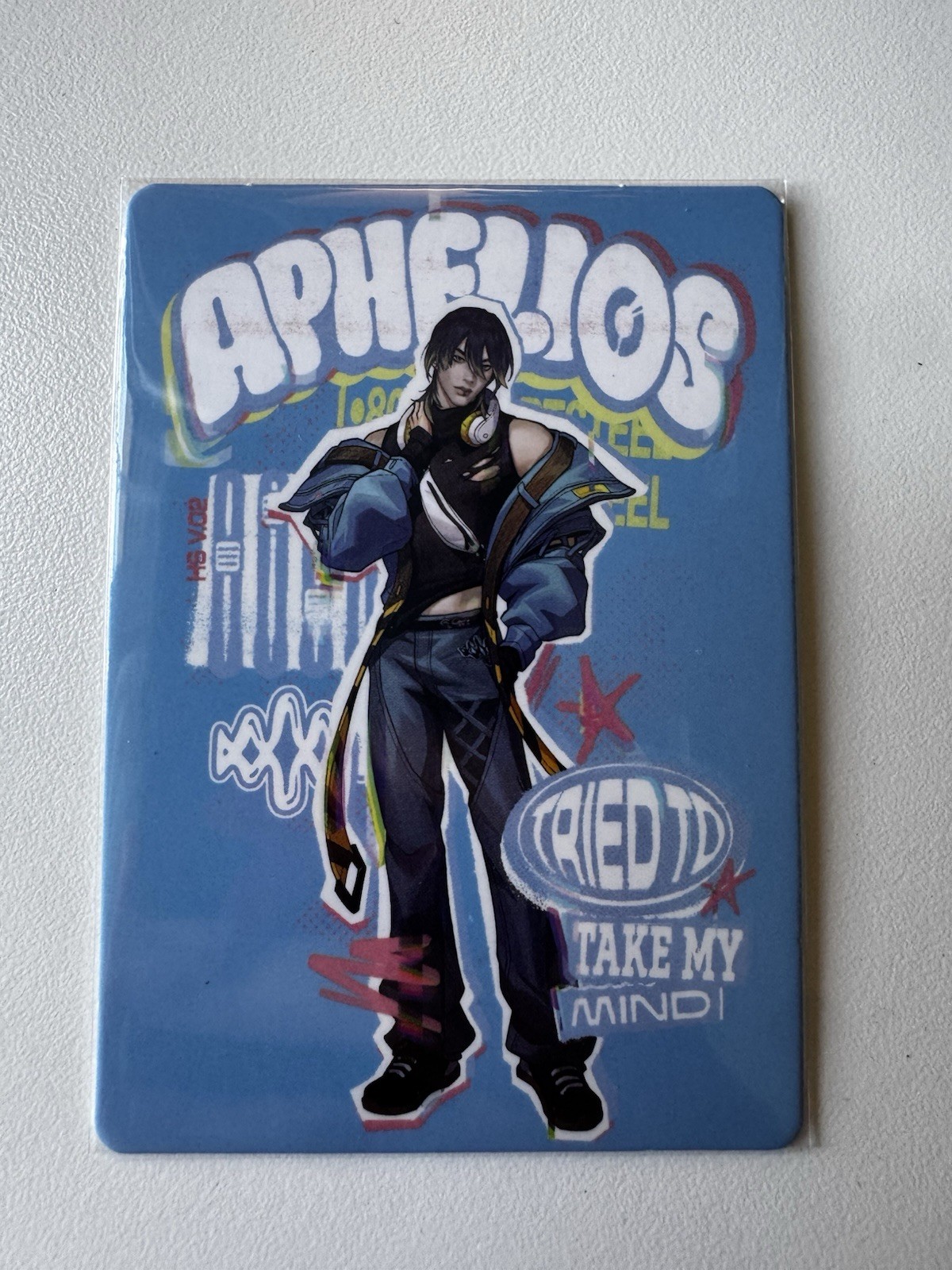 Riot Games Heartsteel League of Legends x Chi Cha Sanchen Aphelios Photocard Riot Games Heartsteel League of Legends x Chi Cha Sanchen Aphelios Photocard