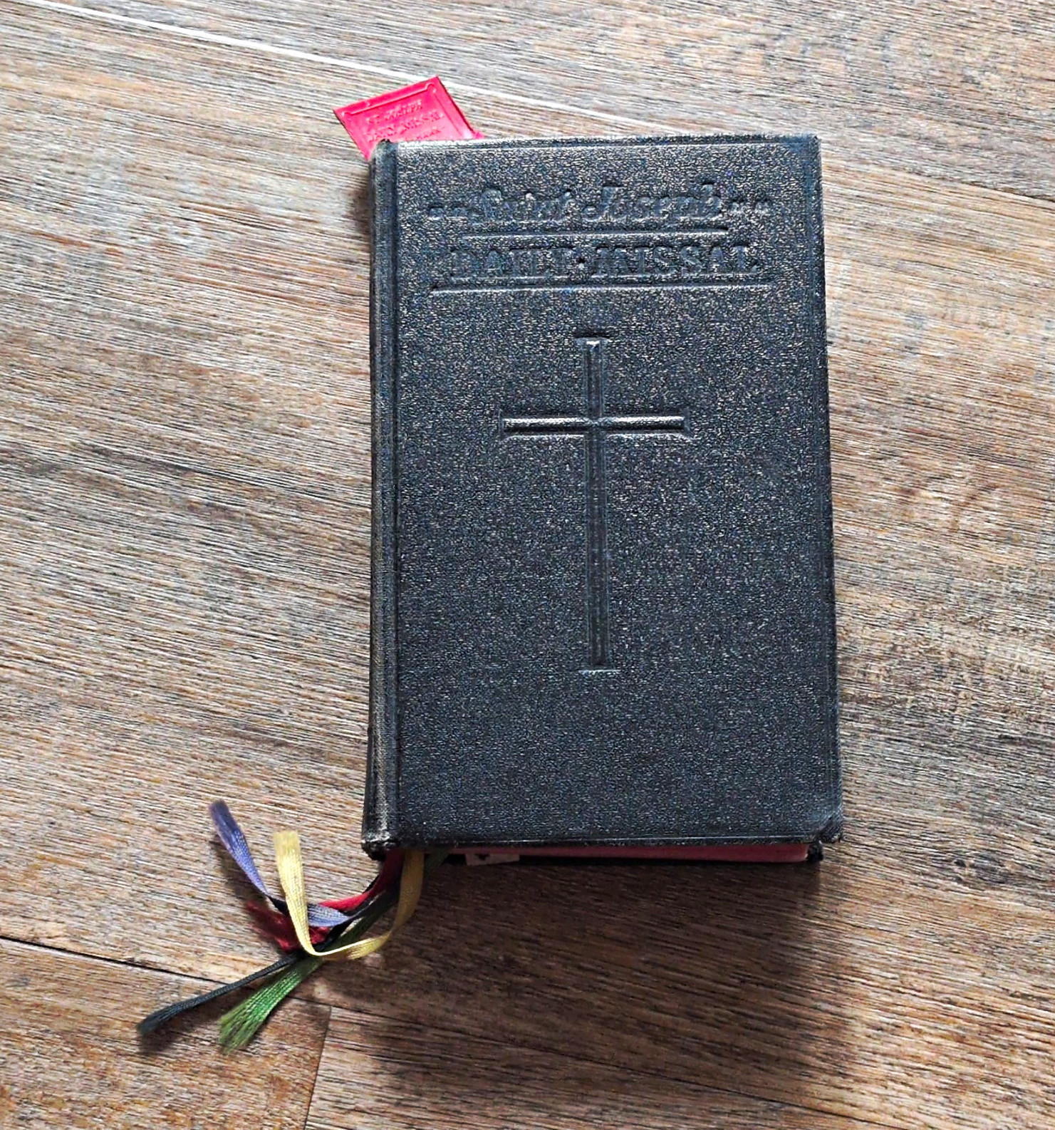 Vintage 1961 Saint Joseph Daily Missal Catholic Book Publishing Co Latin Mass