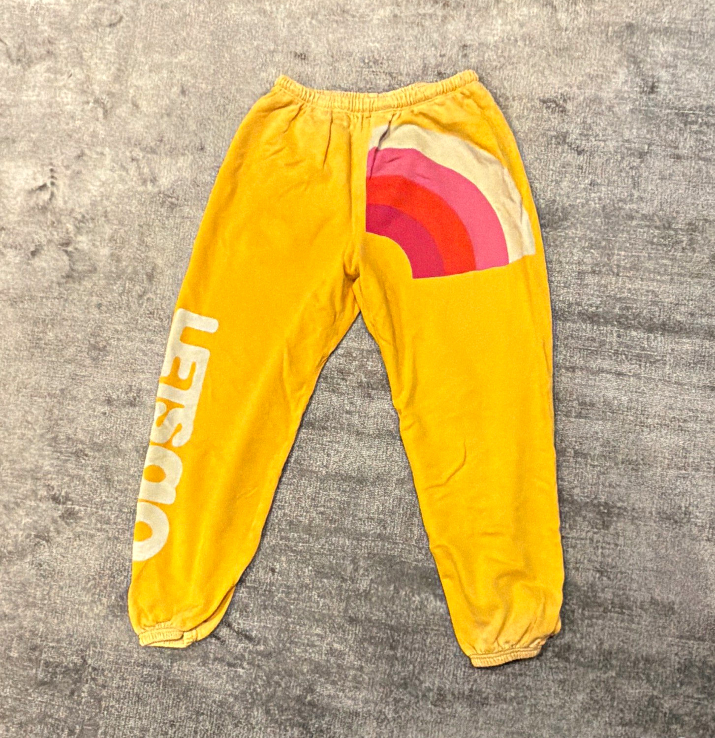 Women\'s Free City Sweatpants with Rainbow Graphic