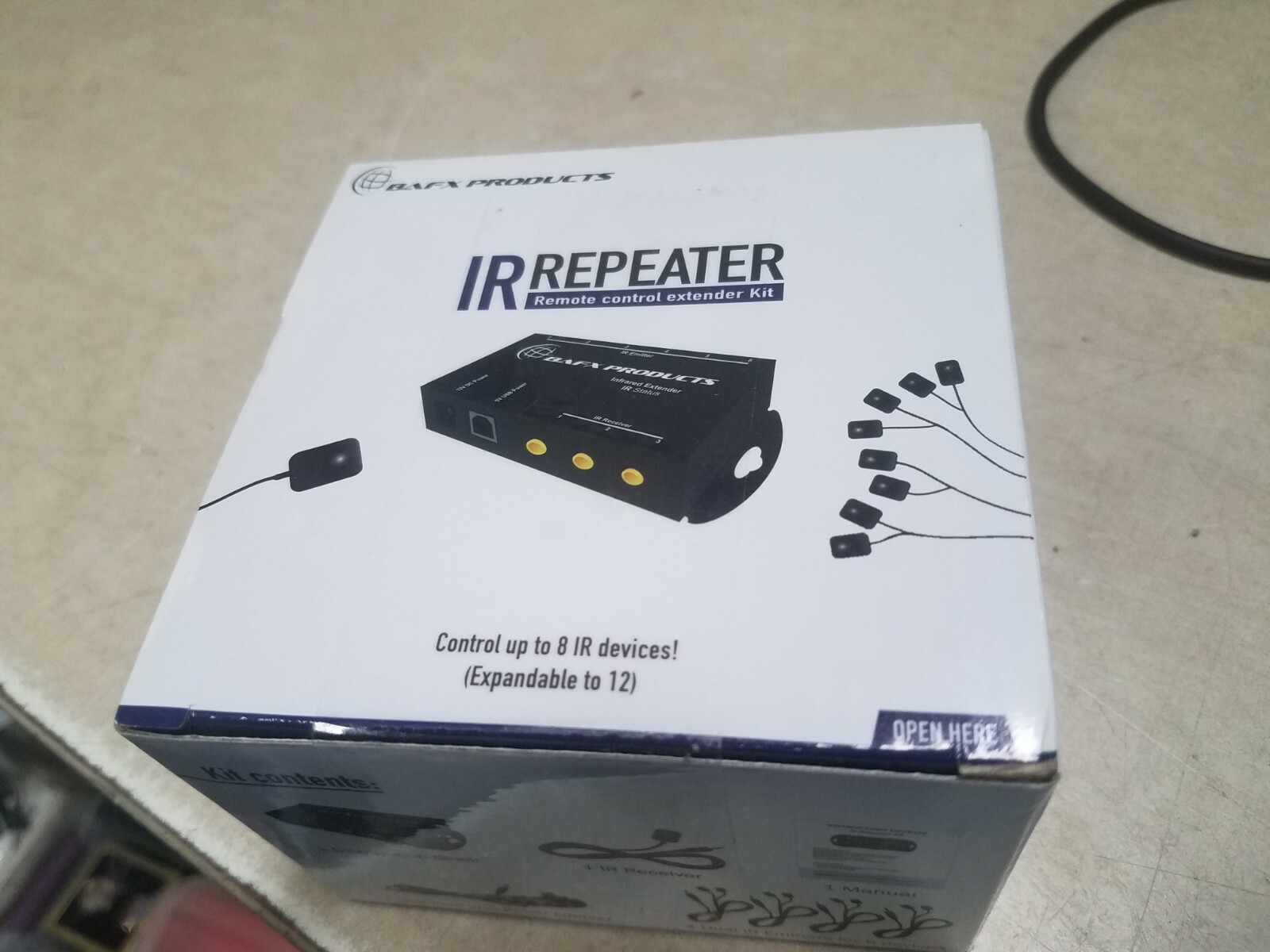 BAFX Products IR Remote Control Extender/IR Repeater Kit/BAFX3233 NOB BAFX Products IR Remote Control Extender/IR Repeater Kit/BAFX3233 NOB
