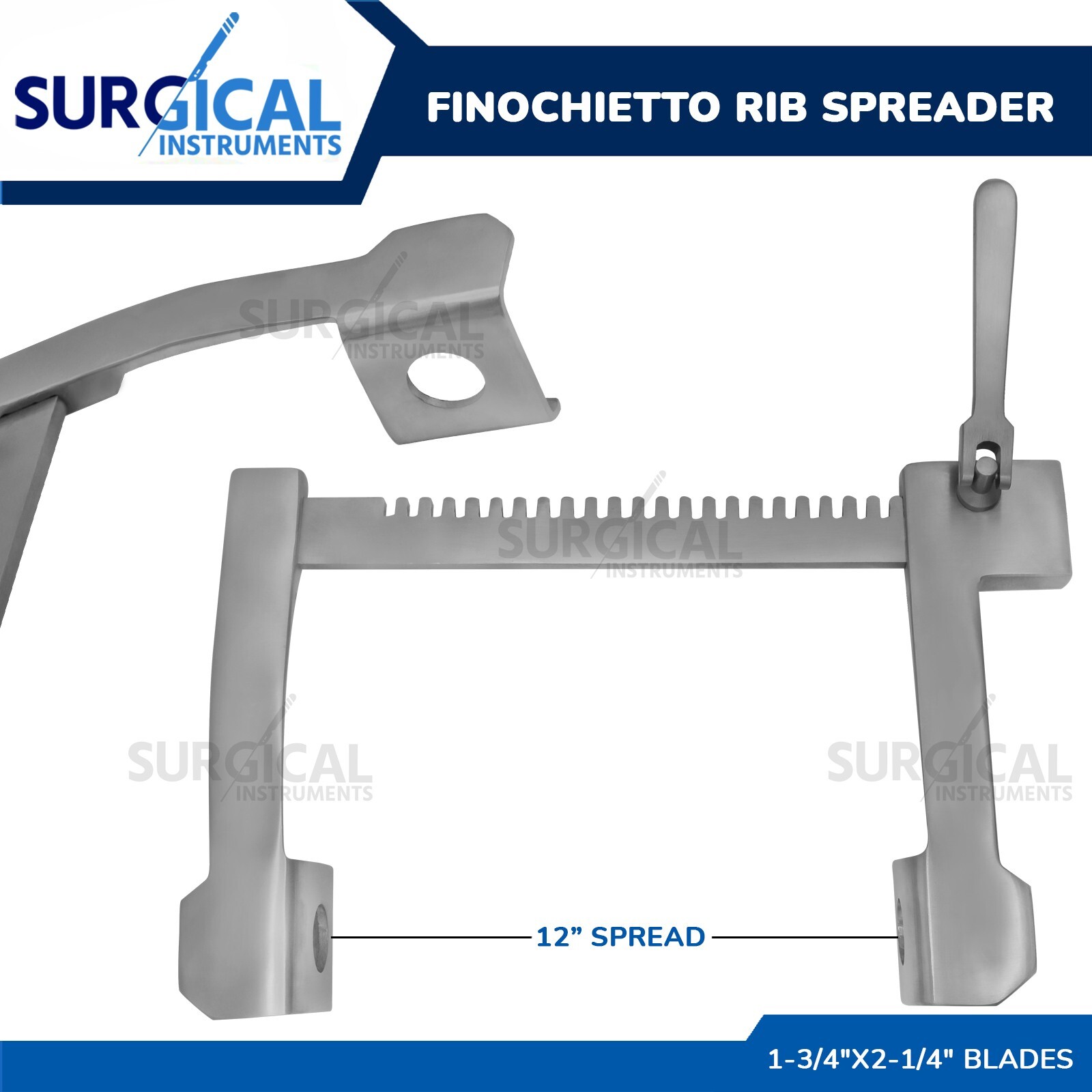 Burford-Finochietto Rib Spreader Retractor 12