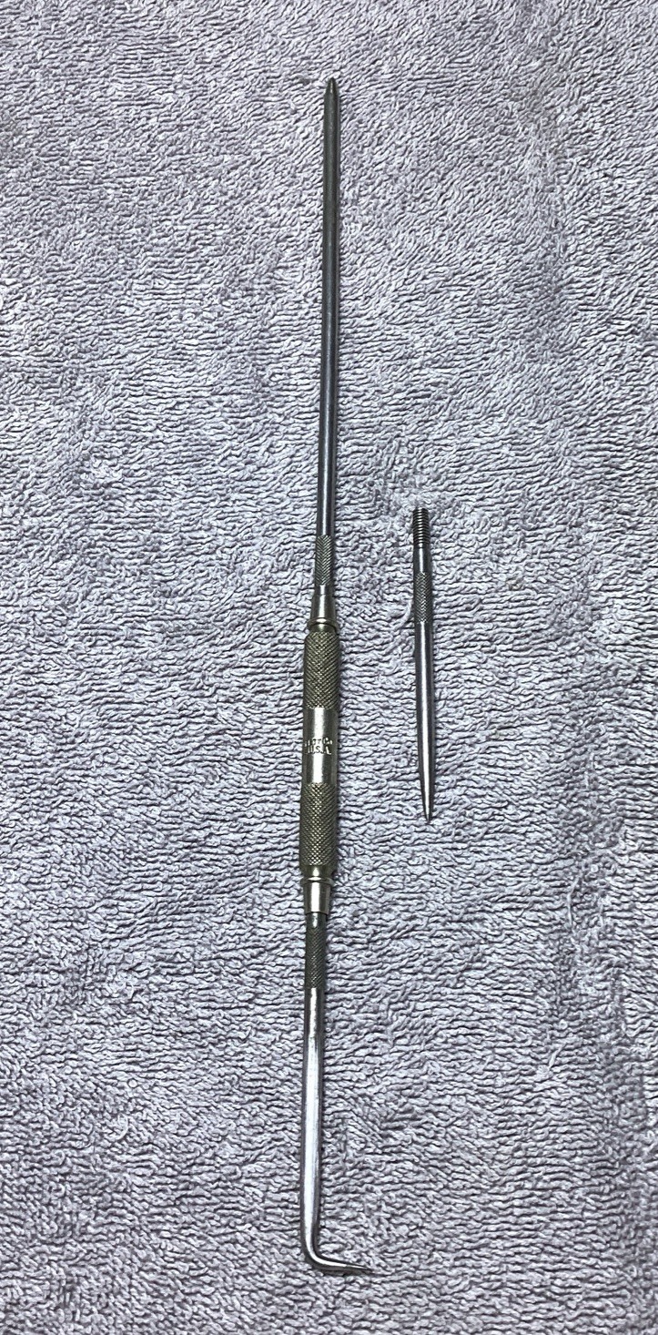 VTG. STARRETT DOUBLE ENDED MACHINIST SCRIBE