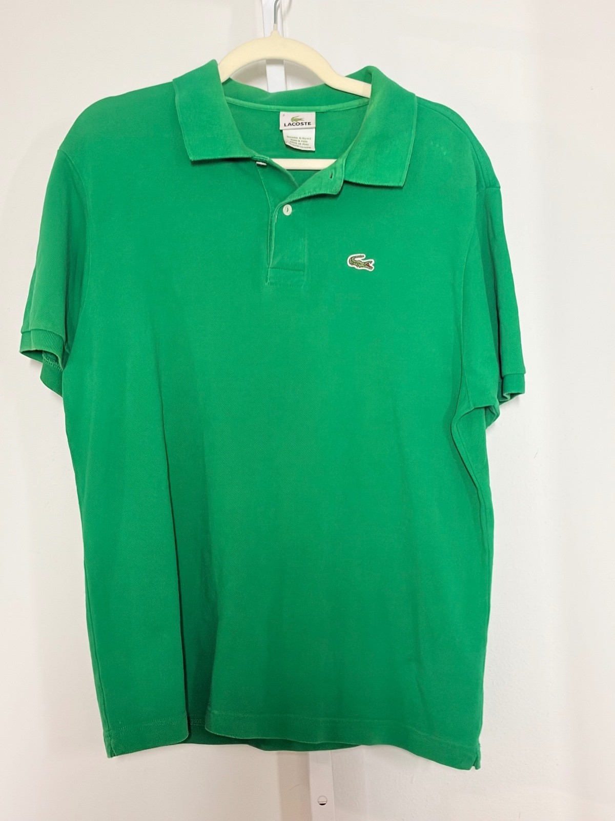 Lacoste Men\'s Green dize 2XL Classic Polo Shirt 100% Cotton Size 7